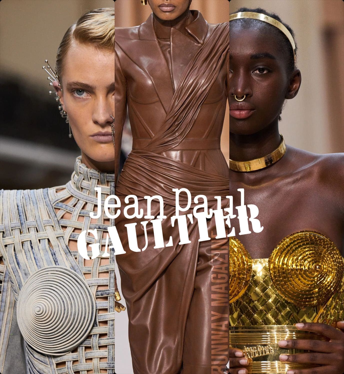 Jean Paul Gaultier by Olivier Rousteing - Couture Fall 2022 Runway Magazine