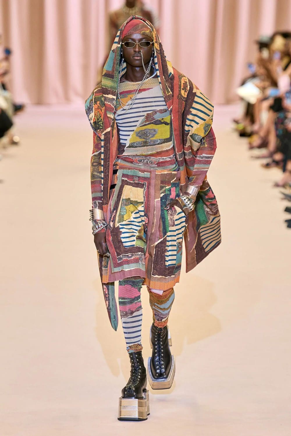 Jean Paul Gaultier by Olivier Rousteing Fall Winter 2022-2023 Runway Magazine