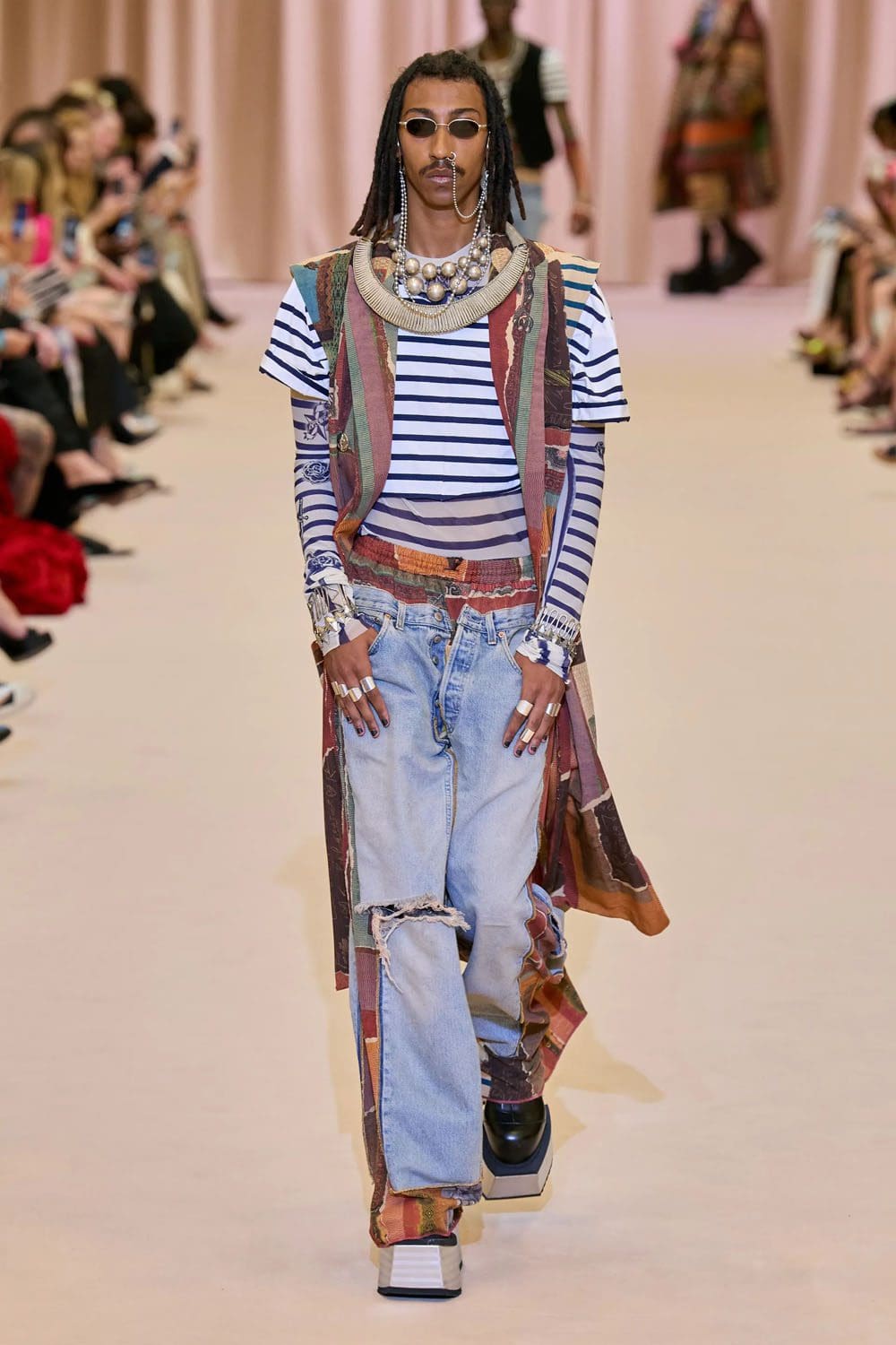 Jean Paul Gaultier by Olivier Rousteing Fall Winter 2022-2023 Runway Magazine
