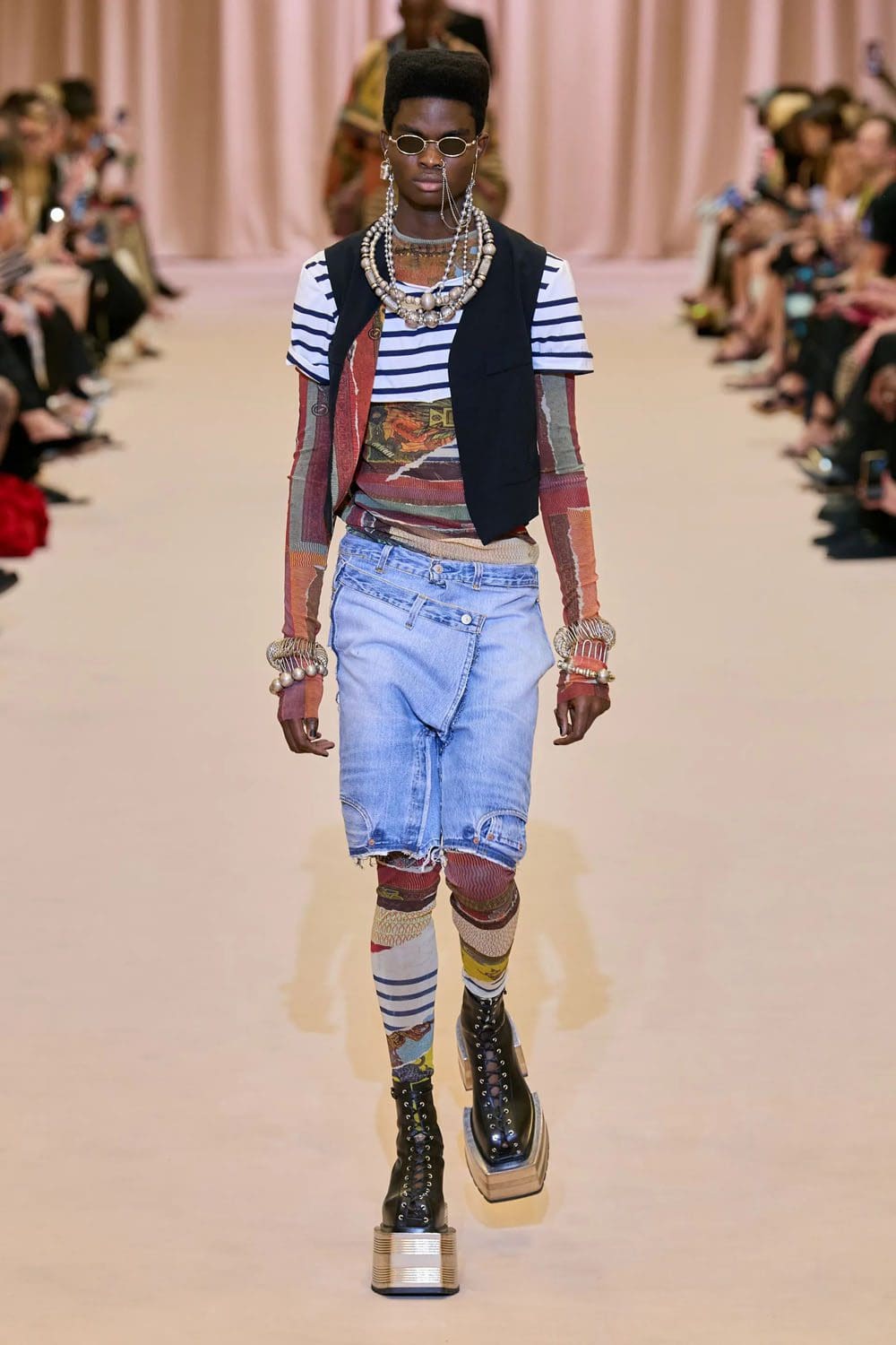 Jean Paul Gaultier by Olivier Rousteing Fall Winter 2022-2023 Runway Magazine