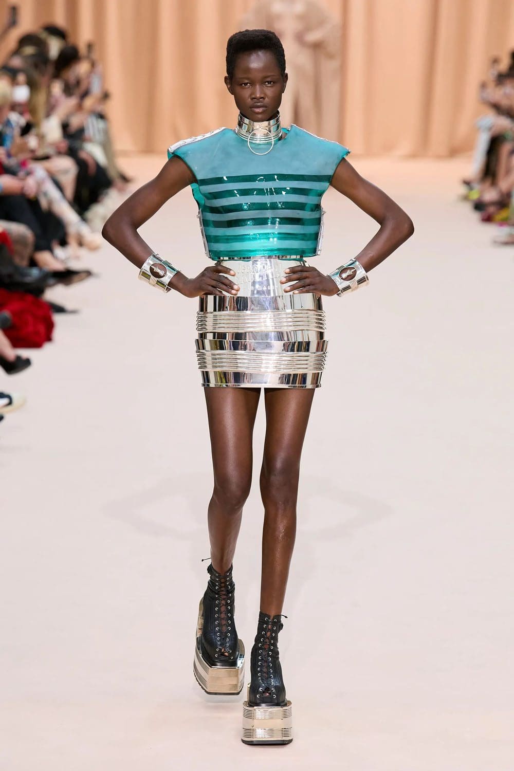 Jean Paul Gaultier by Olivier Rousteing Fall Winter 2022-2023 Runway Magazine