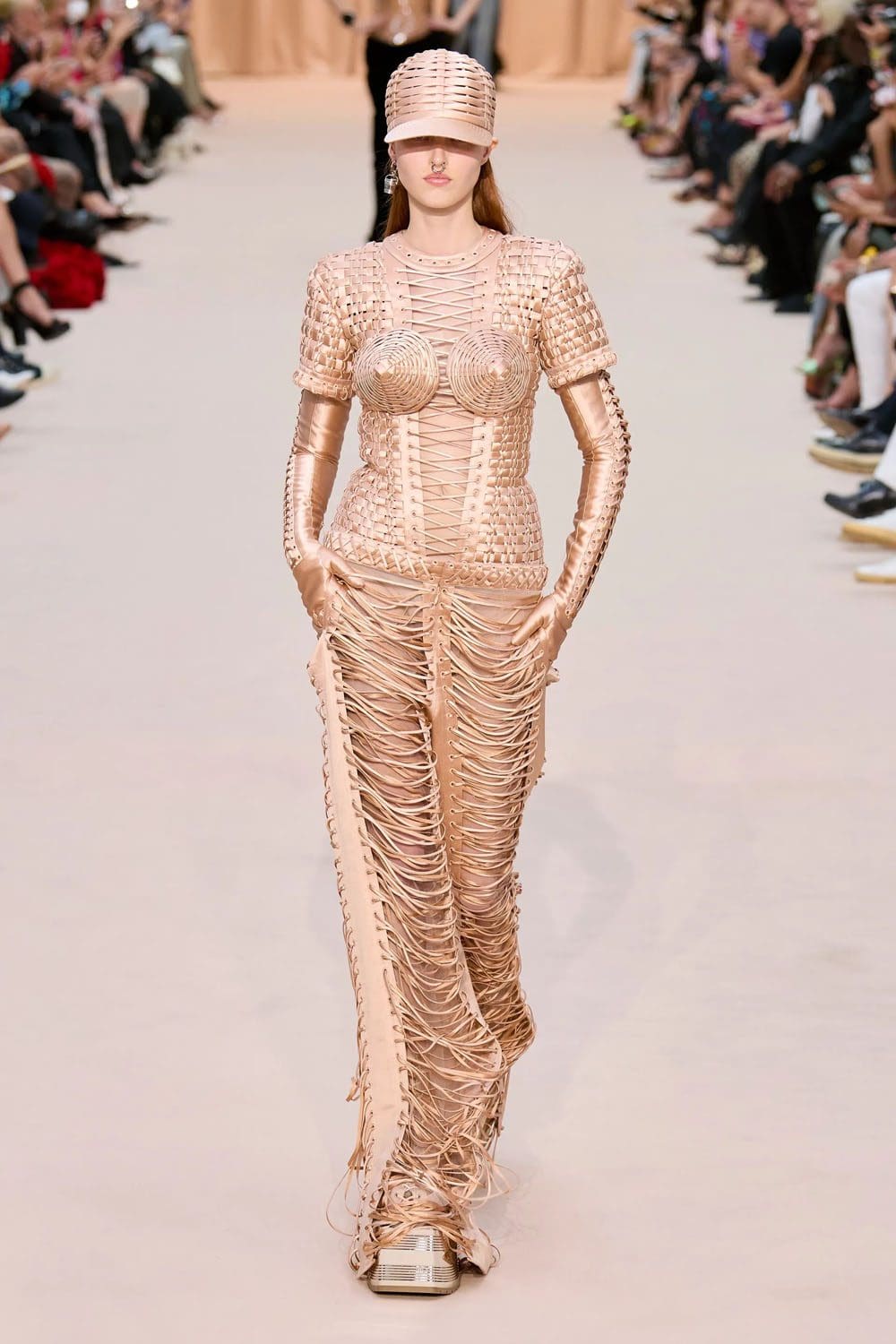 Jean Paul Gaultier by Olivier Rousteing Fall Winter 2022-2023 Runway Magazine