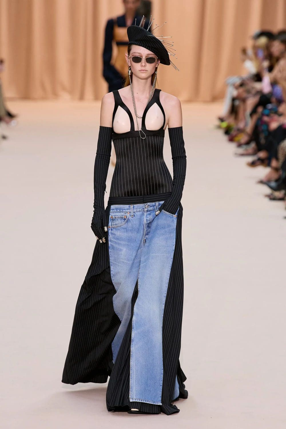 Jean Paul Gaultier by Olivier Rousteing Fall Winter 2022-2023 Runway Magazine