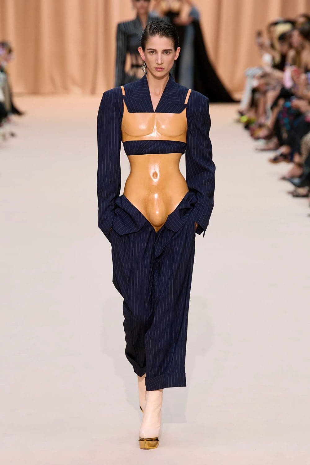 Jean Paul Gaultier by Olivier Rousteing Fall Winter 2022-2023 Runway Magazine