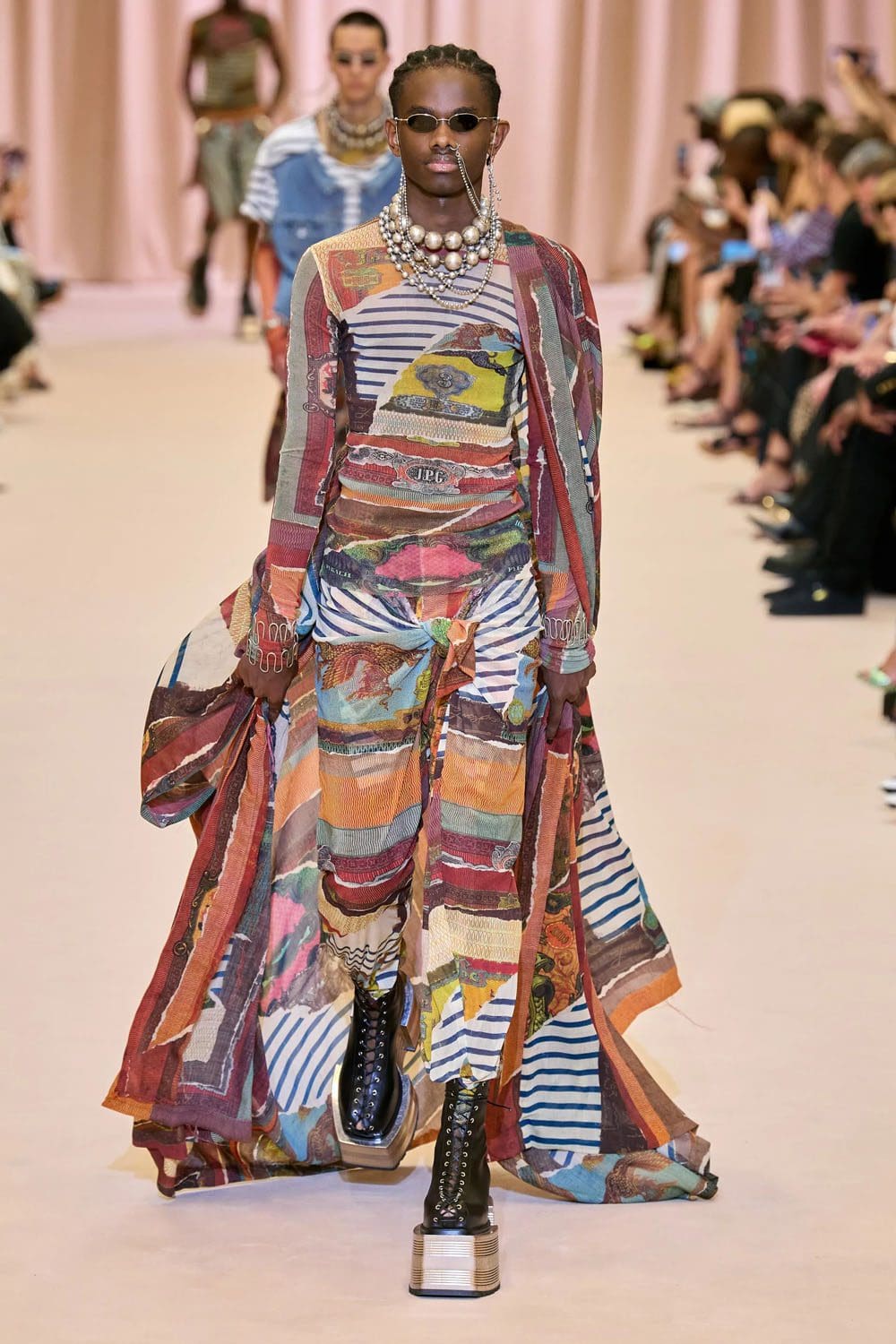 Jean Paul Gaultier by Olivier Rousteing Fall Winter 2022-2023 Runway Magazine