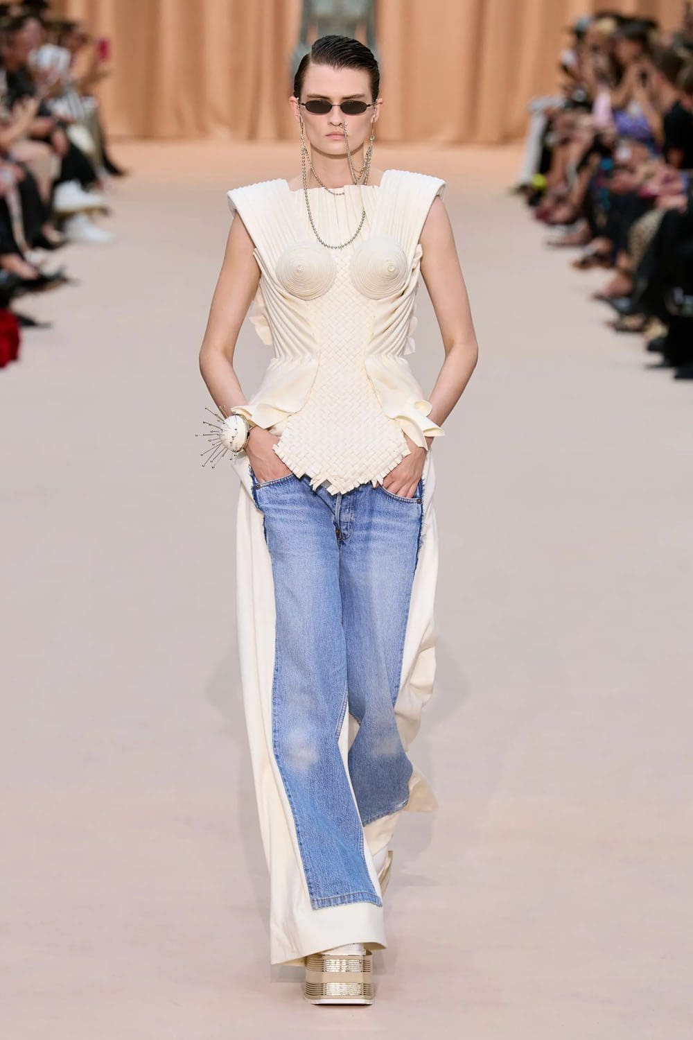 Jean Paul Gaultier by Olivier Rousteing Fall Winter 2022-2023 Runway Magazine