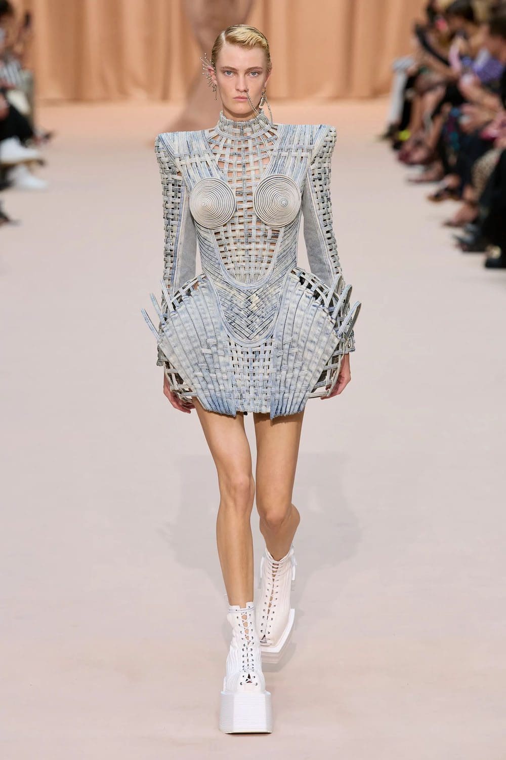 Jean Paul Gaultier by Olivier Rousteing Fall Winter 2022-2023 Runway Magazine