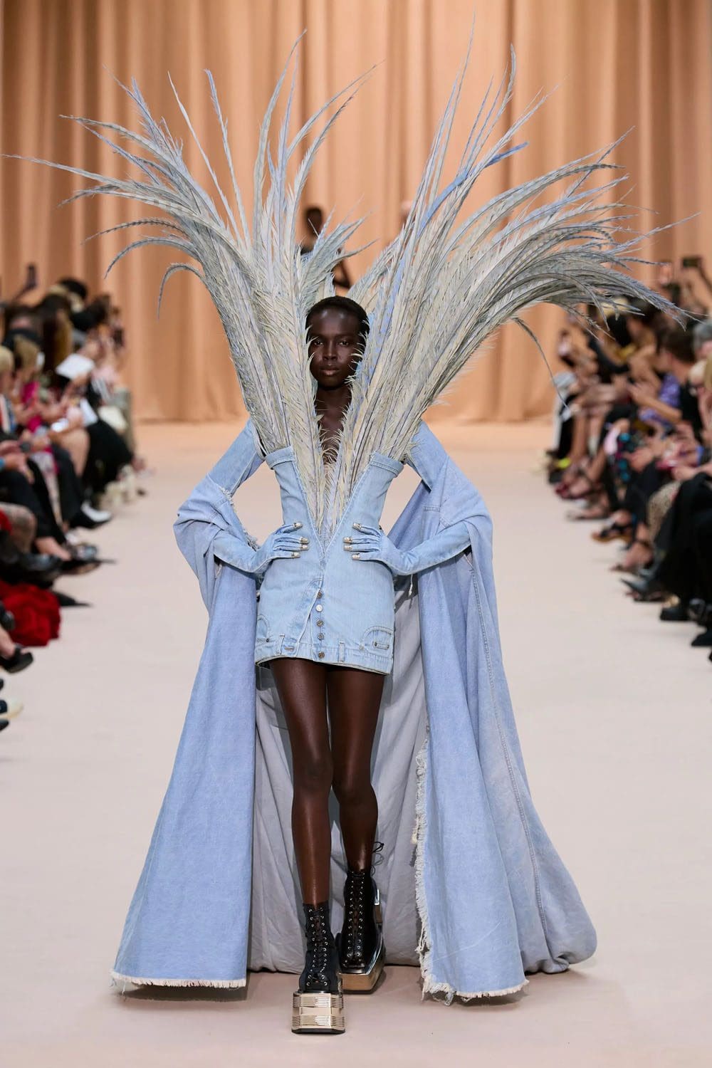 Jean Paul Gaultier by Olivier Rousteing Fall Winter 2022-2023 Runway Magazine