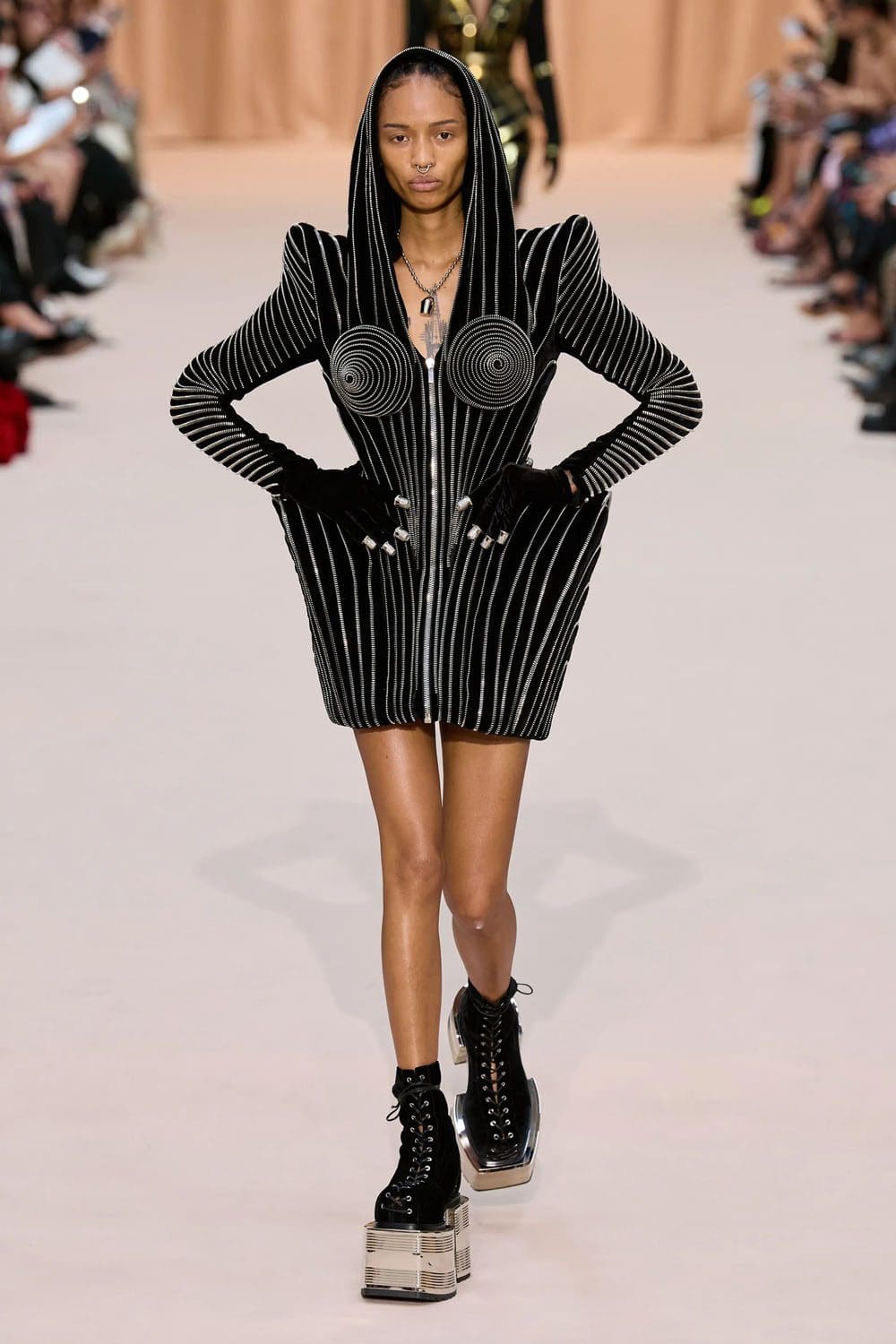 Jean Paul Gaultier by Olivier Rousteing Fall Winter 2022-2023 Runway Magazine