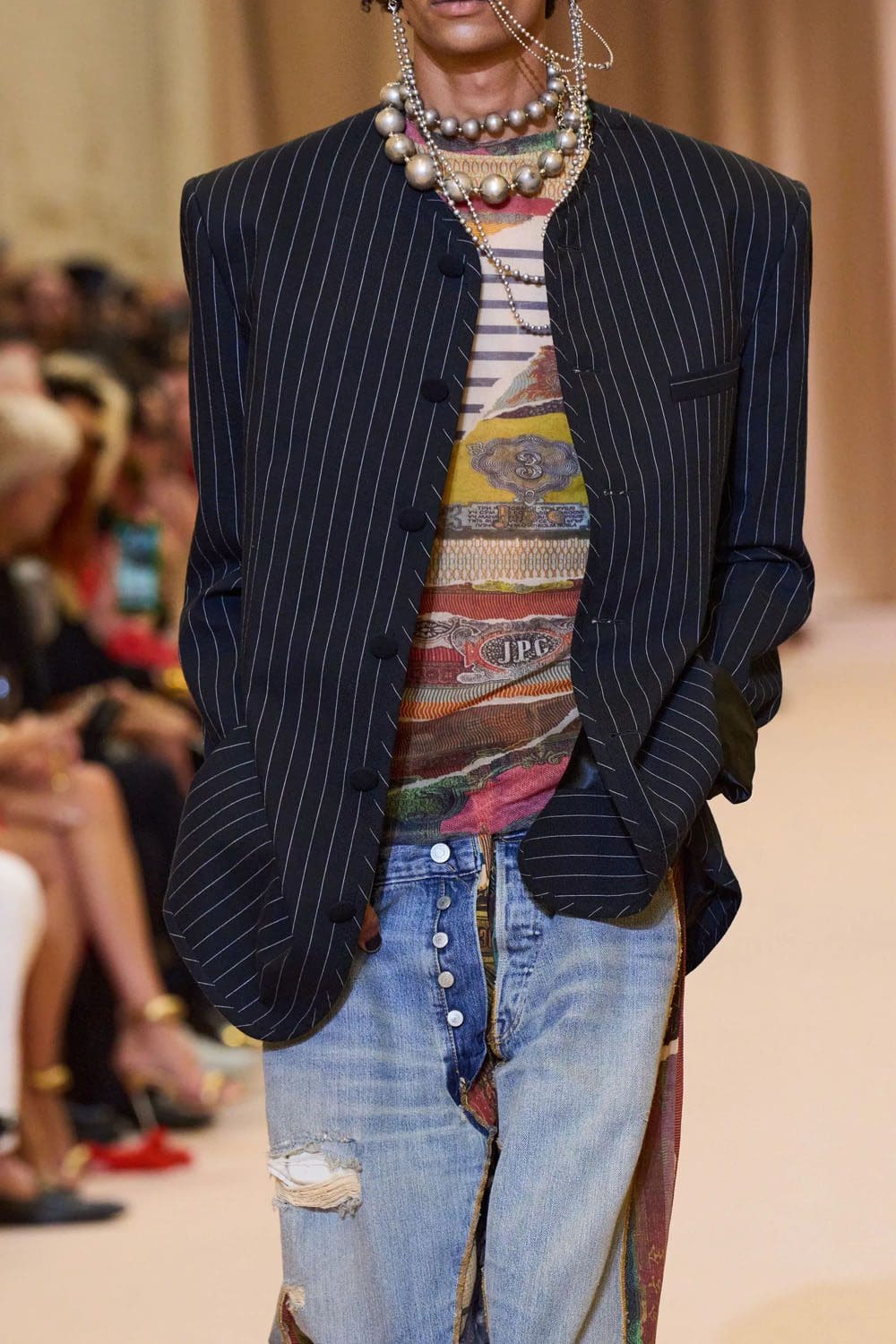 Jean Paul Gaultier by Olivier Rousteing Fall Winter 2022-2023 Runway Magazine