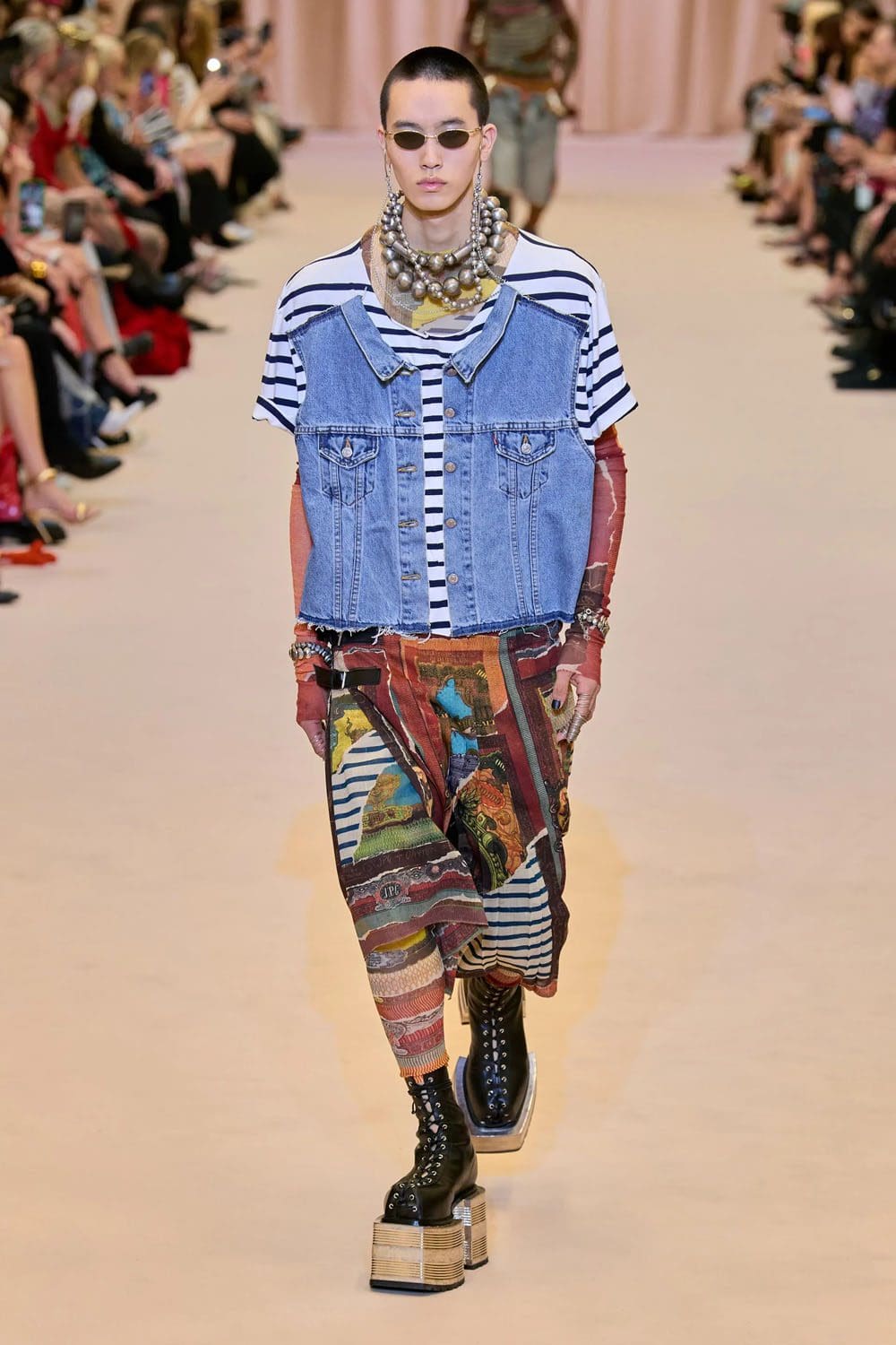 Jean Paul Gaultier by Olivier Rousteing Fall Winter 2022-2023 Runway Magazine