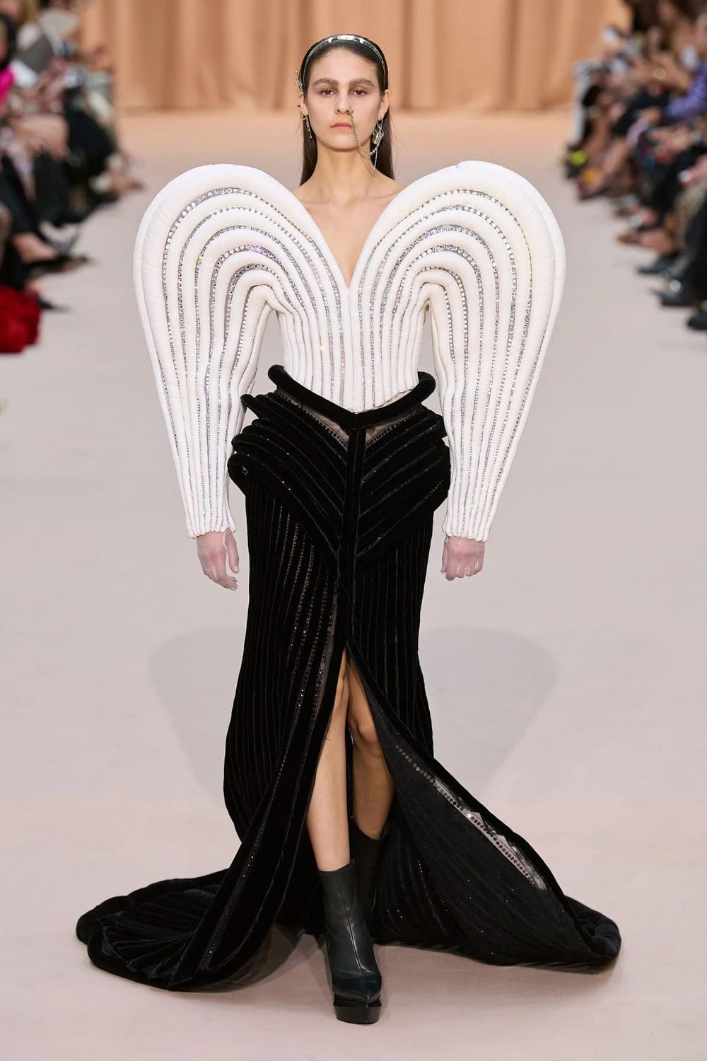Jean Paul Gaultier by Olivier Rousteing Fall Winter 2022-2023 Runway Magazine
