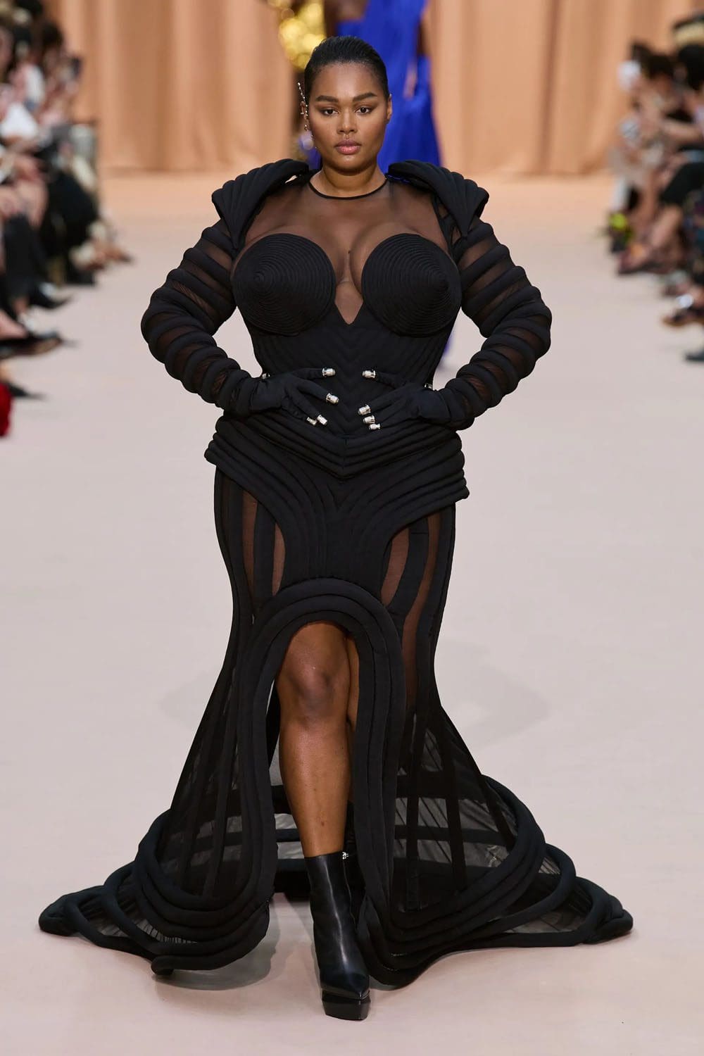 Jean Paul Gaultier by Olivier Rousteing Fall Winter 2022-2023 Runway Magazine