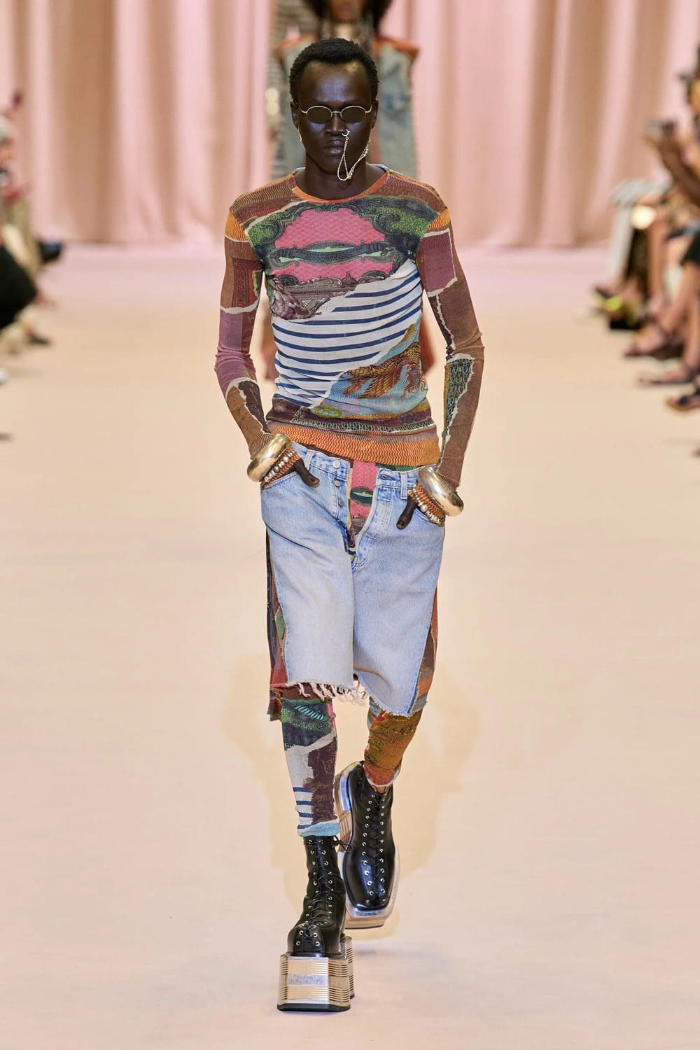 Jean Paul Gaultier by Olivier Rousteing Fall Winter 2022-2023 Runway Magazine