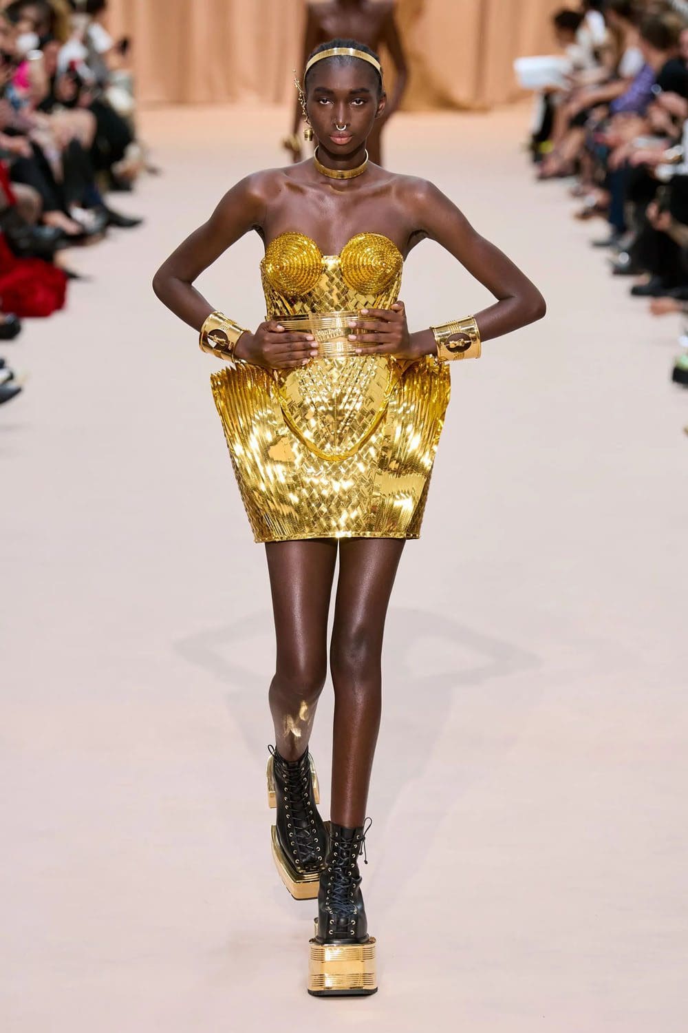 Jean Paul Gaultier by Olivier Rousteing Fall Winter 2022-2023 Runway Magazine