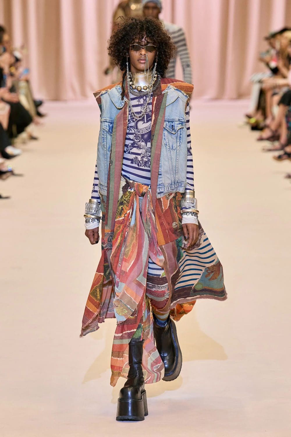 Jean Paul Gaultier by Olivier Rousteing Fall Winter 2022-2023 Runway Magazine