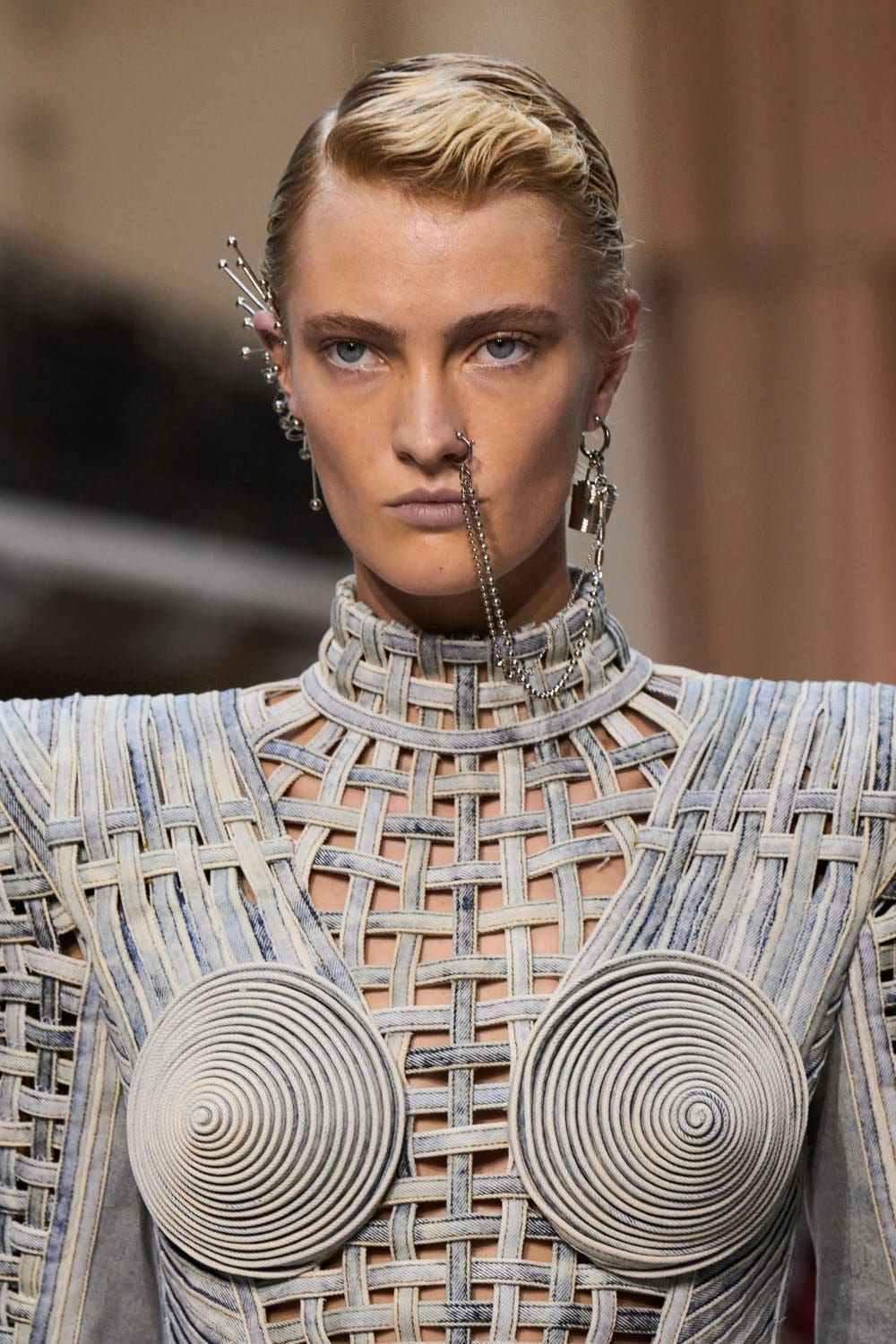 Jean Paul Gaultier by Olivier Rousteing Fall Winter 2022-2023 Runway Magazine