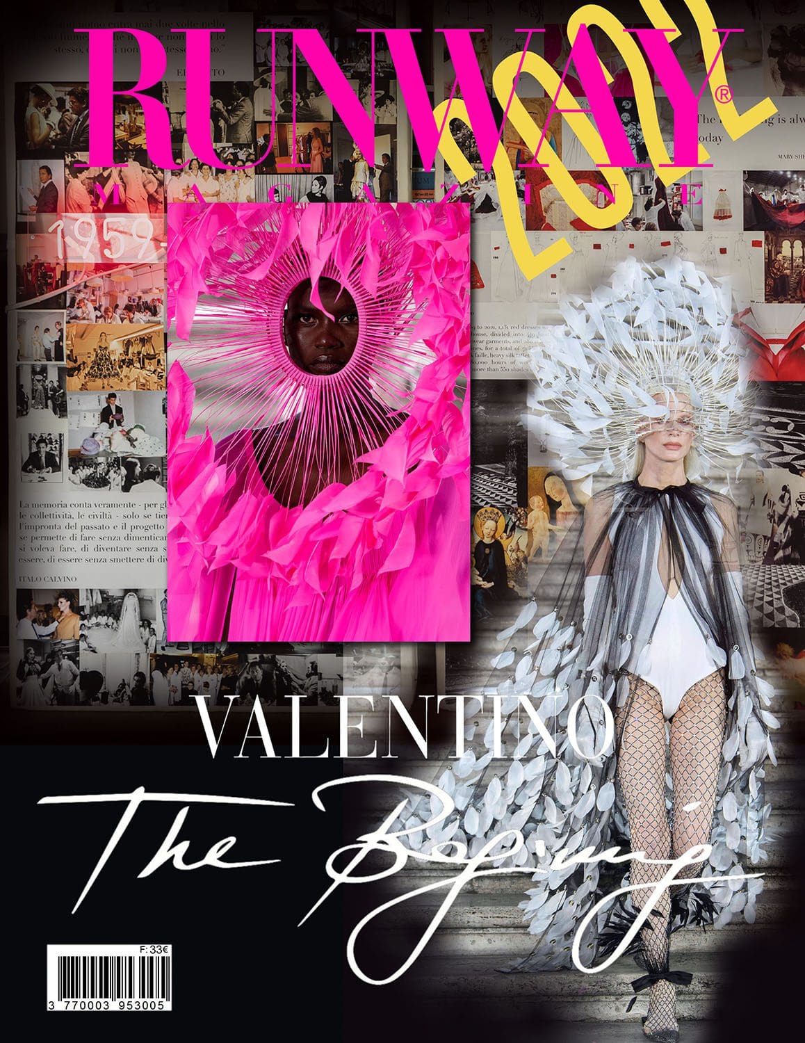 Runway Couverture du magazine Valentino The Beginning Haute Couture Rome Automne 2022-2023