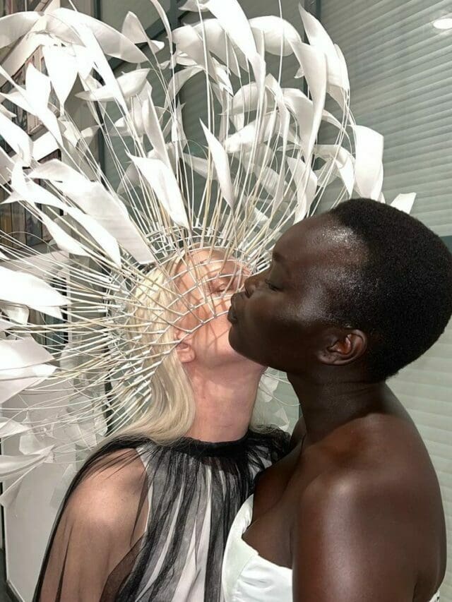 Philip Treacy hats for Valentino Rome – with Kristen Mc Menamy and Kai
