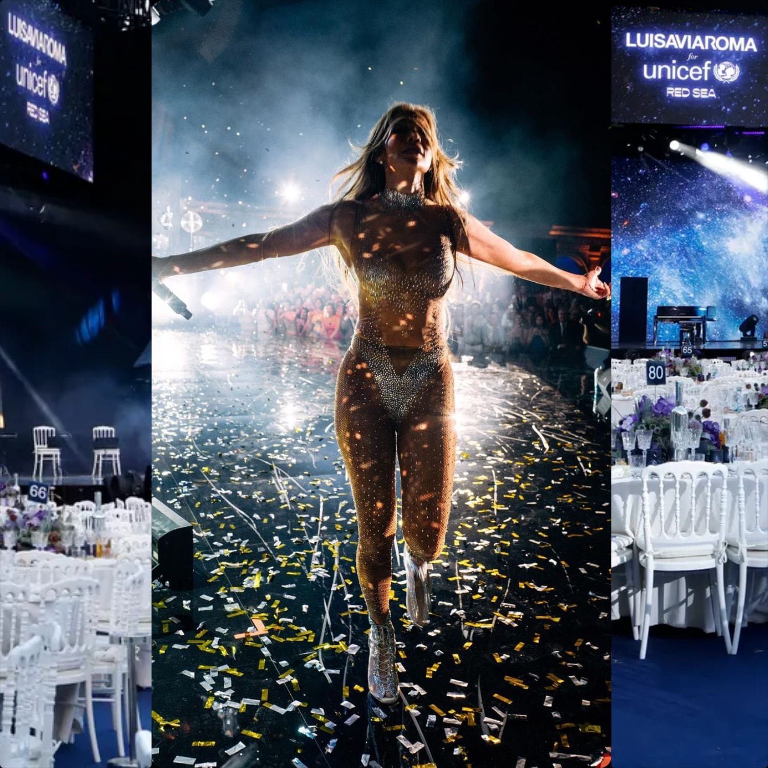 Jennifer Lopez tritt für Unicef Capri 2022 in der Luisa Via Roma auf Runway Magazin