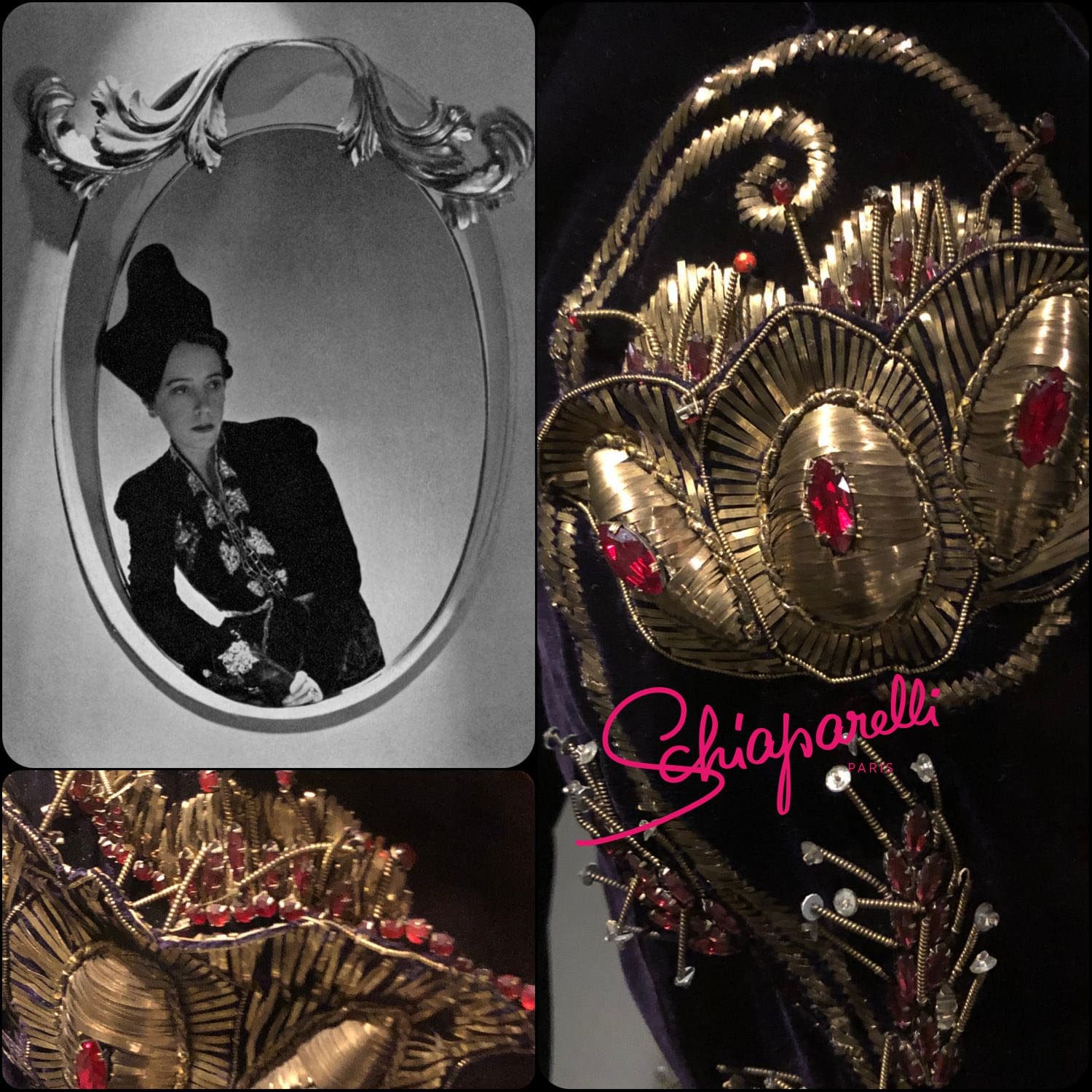Elsa Schiaparelli, Photo de Horst P Horst, Vogue, 1er septembre 1937 - exposition Shocking à Paris