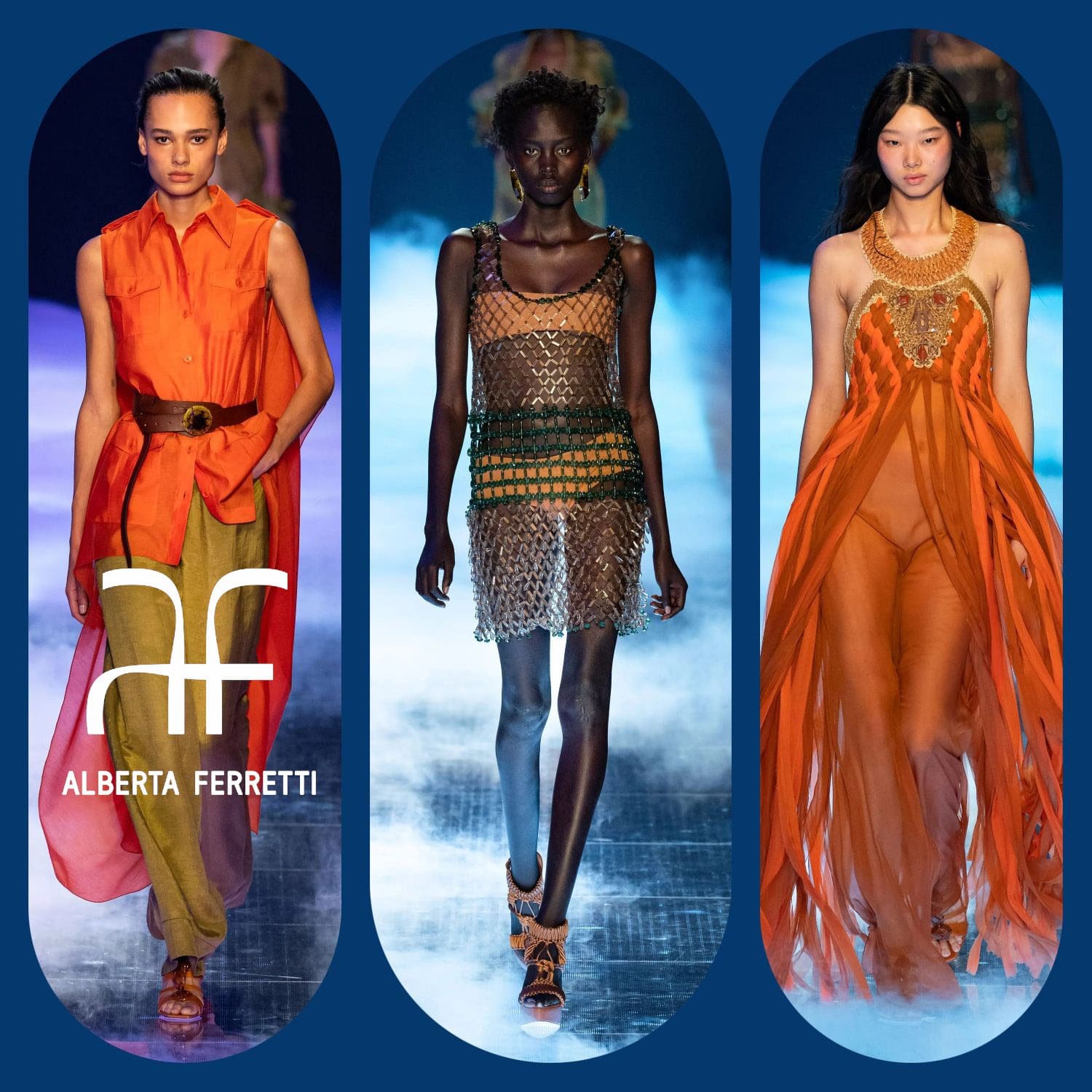 Alberta Ferretti Primavera Verano 2023 Milán Runway Revistas
