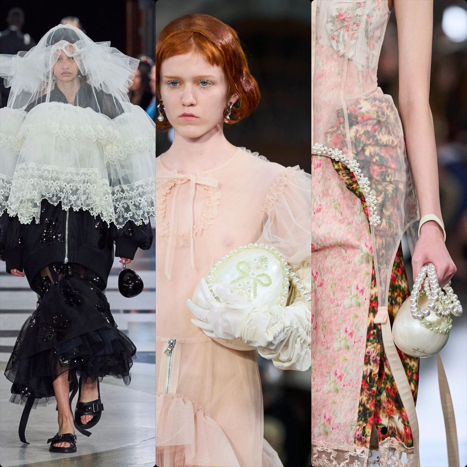 シモーネ・ロシャ 春夏 2023 ロンドン Runway 雑誌