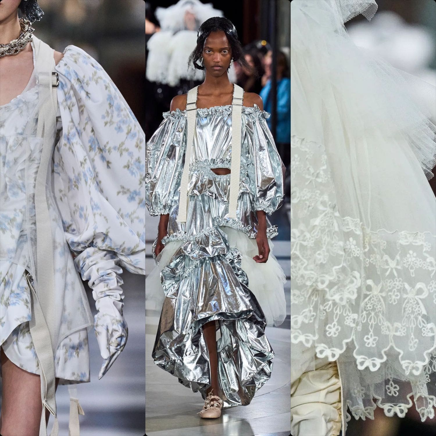 シモーネ・ロシャ 春夏 2023 ロンドン Runway 雑誌