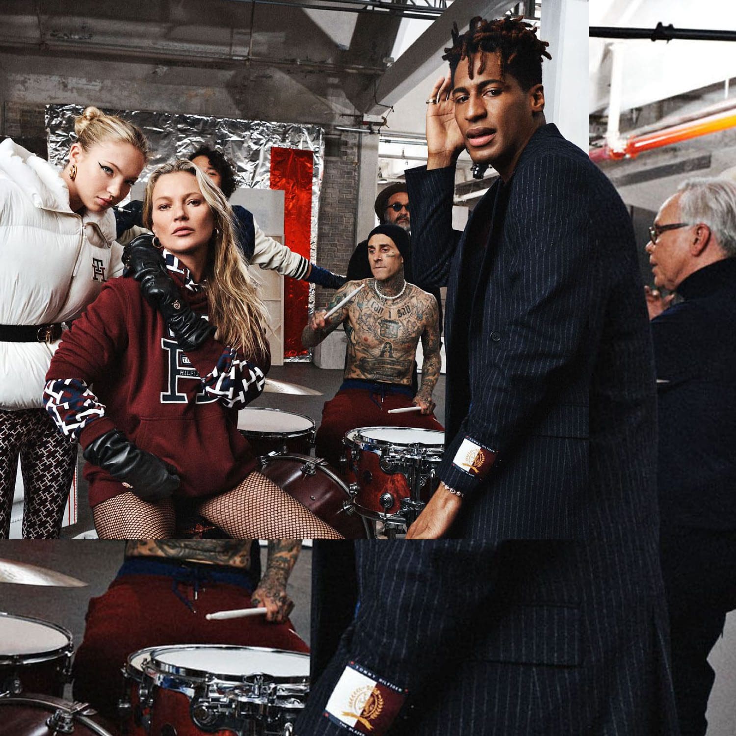 ケイト&ライラ・モス、トラヴィス・バーカー、トミー・ヒルフィガー - トミーファクトリー - 2022年秋 -2023 Runway 雑誌