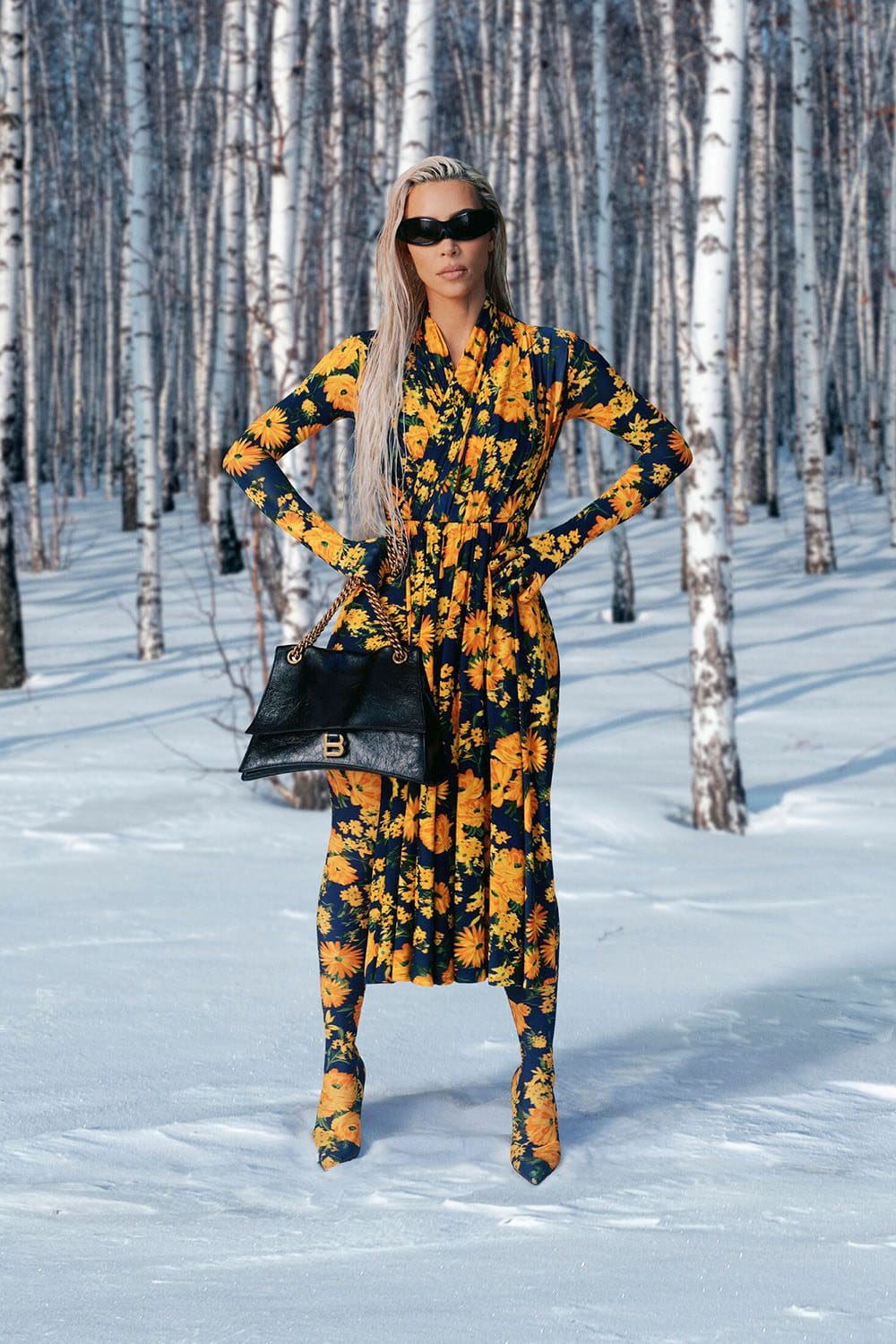 Kim Kardashian Balenciaga Winter 2022 Campaign