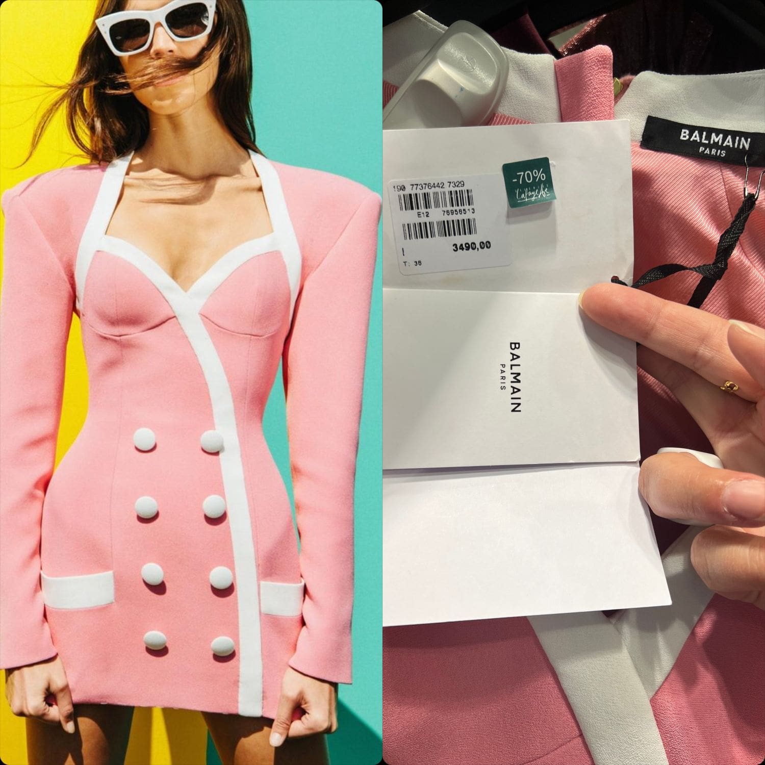 诉诸 Balmain 服装 70% 折扣