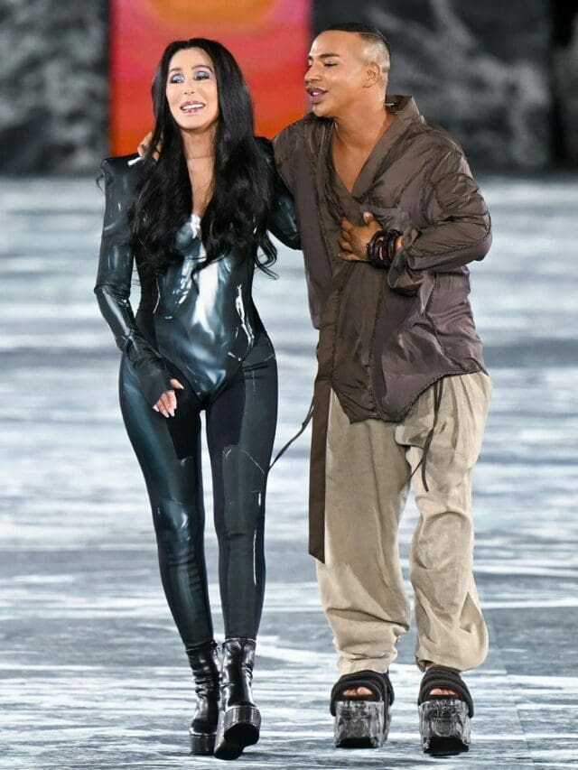 Cher at Balmain Spring Summer 2023