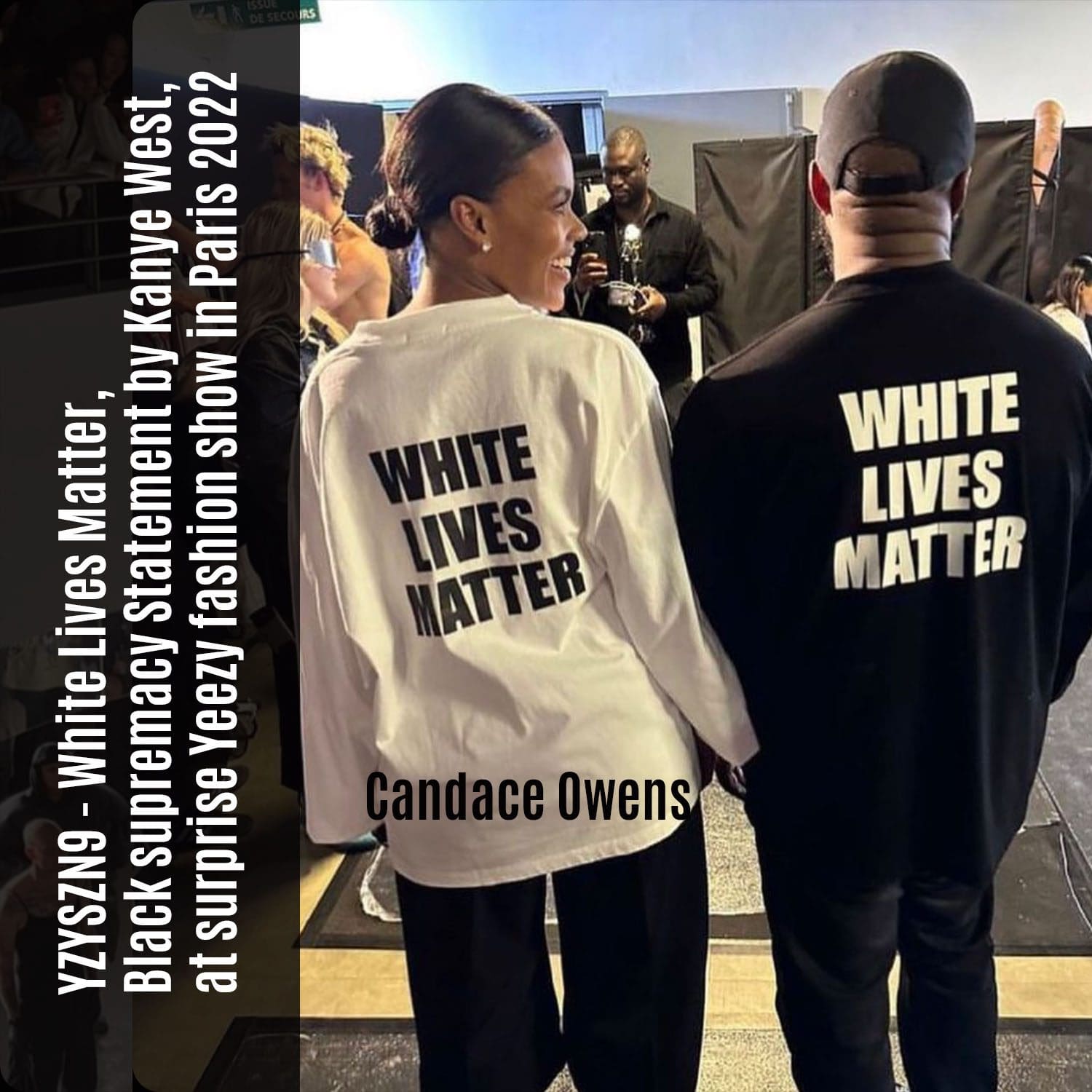 19 YZYSZN9 Weiße Leben zählen Kanye West Candace Owens