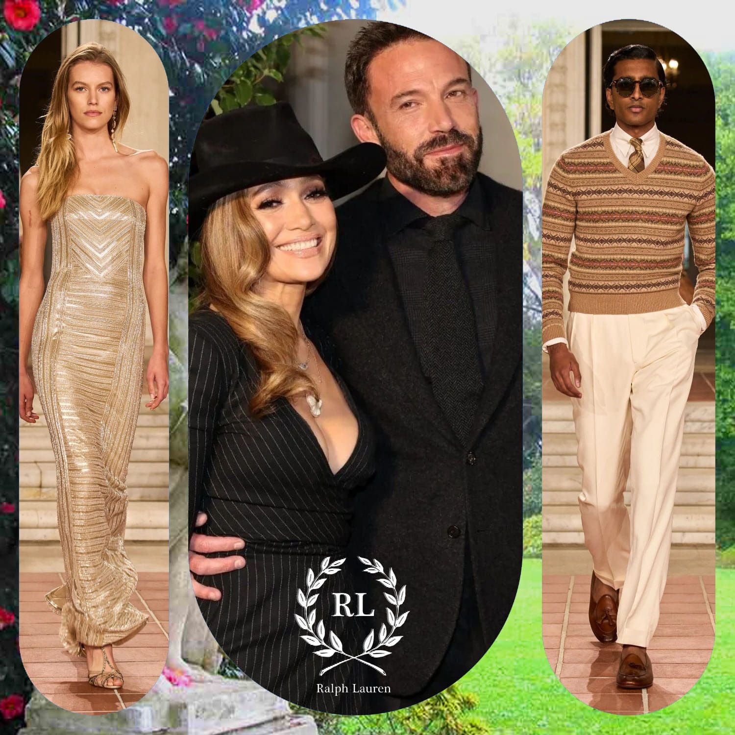 8 Jennifer Lopez and Ben Affleck at Ralph Lauren Spring Summer 2023 Runway Magazine