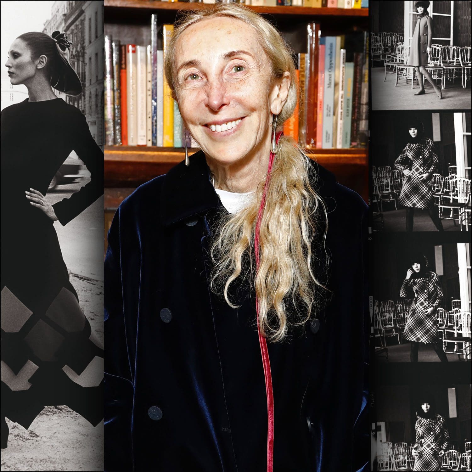 Carla Sozzani en la firma de libros Pierre Cardin Mode Mythe Modernitee