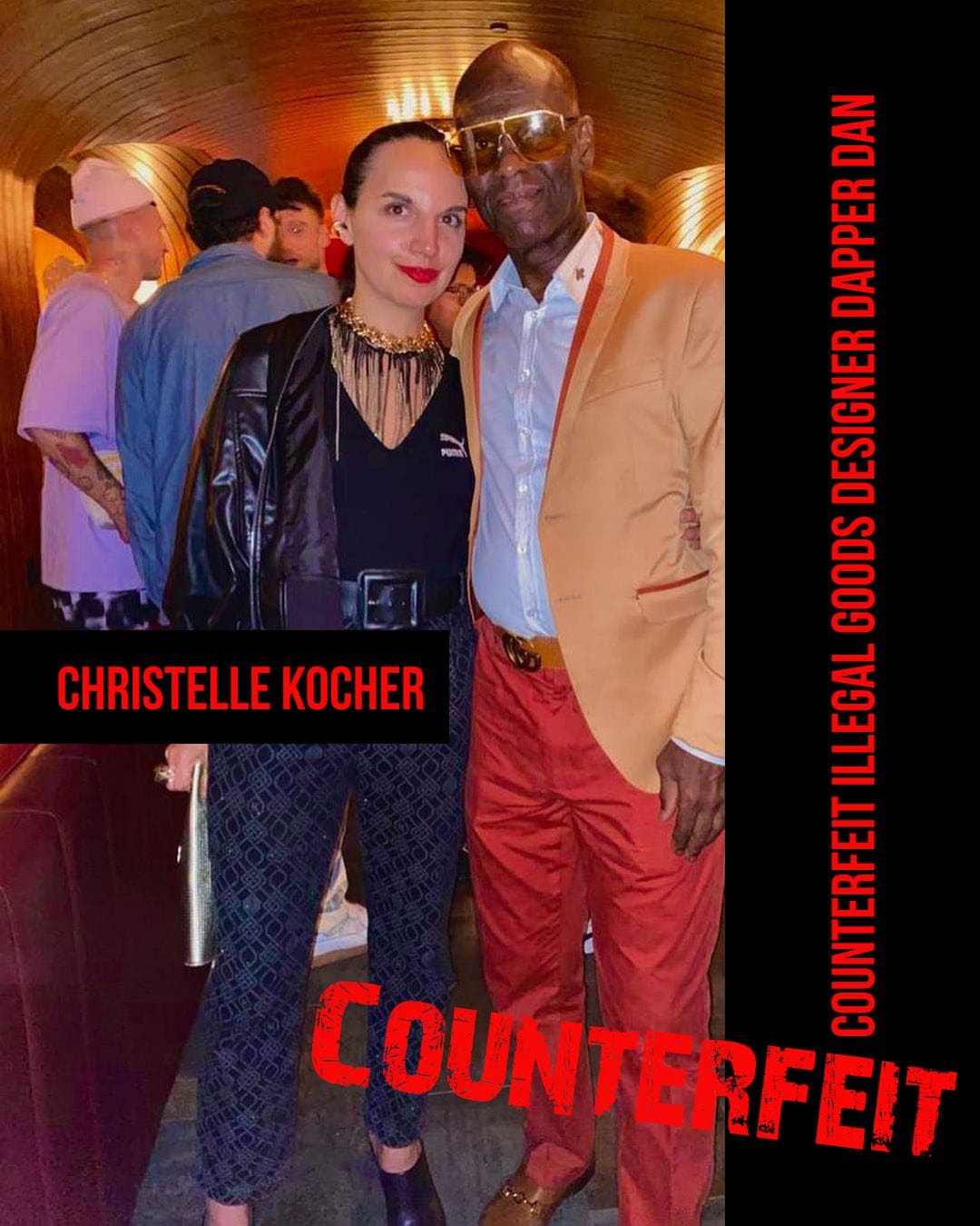 Christelle Kocher 和 Dapper Dan 来自哈莱姆区的假冒非法商品裁缝齐聚一堂