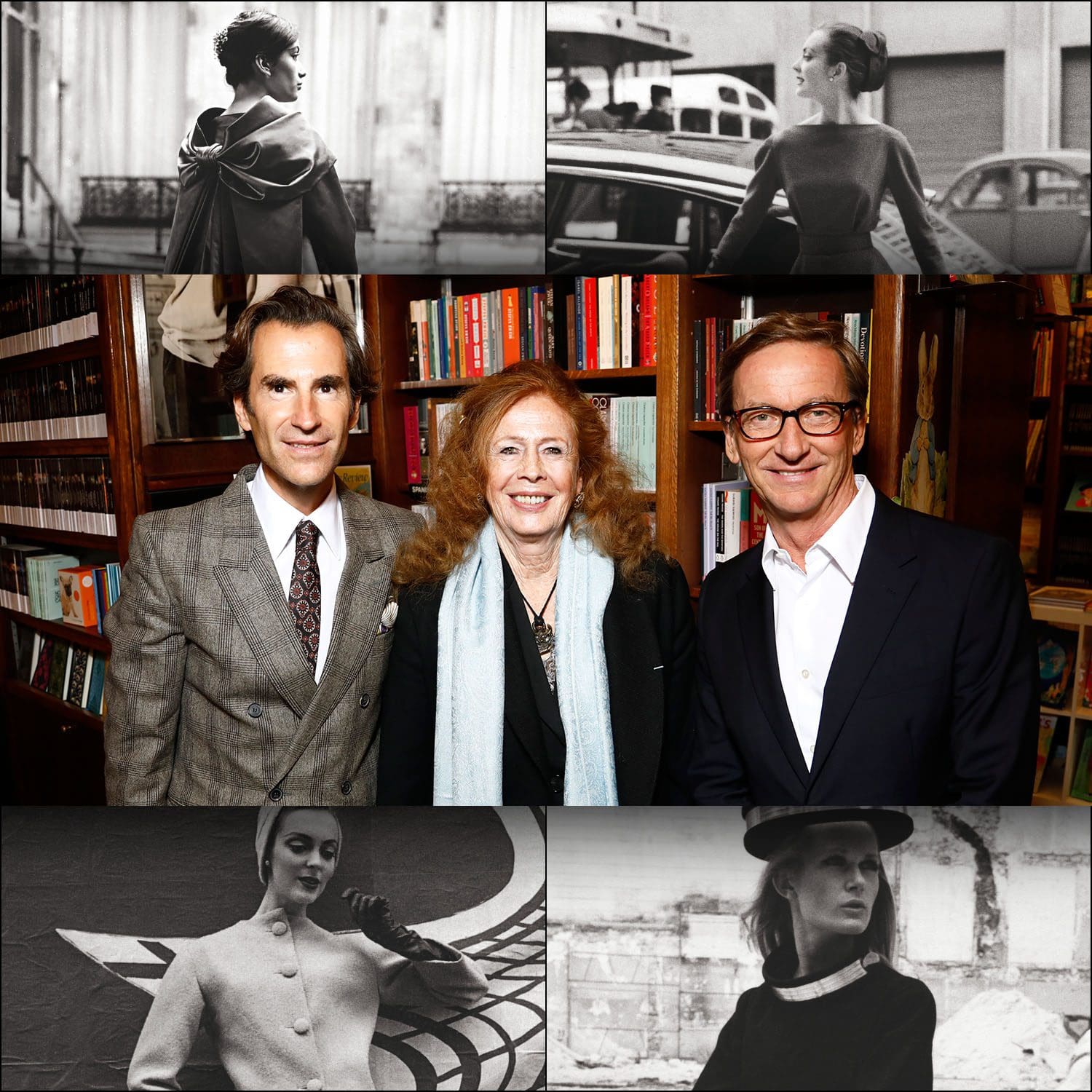 PIerre Pelegry Sydney Picasso le galeriste Thaddaeus Ropac en la firma de libros Pierre Cardin Mode Mythe Modernitee