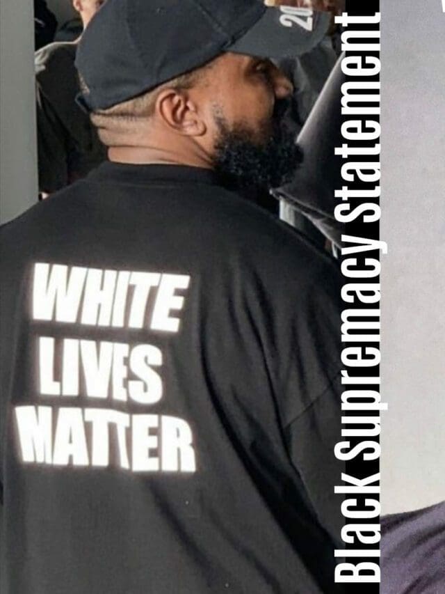White Lives Matter – Kanye West Paris show