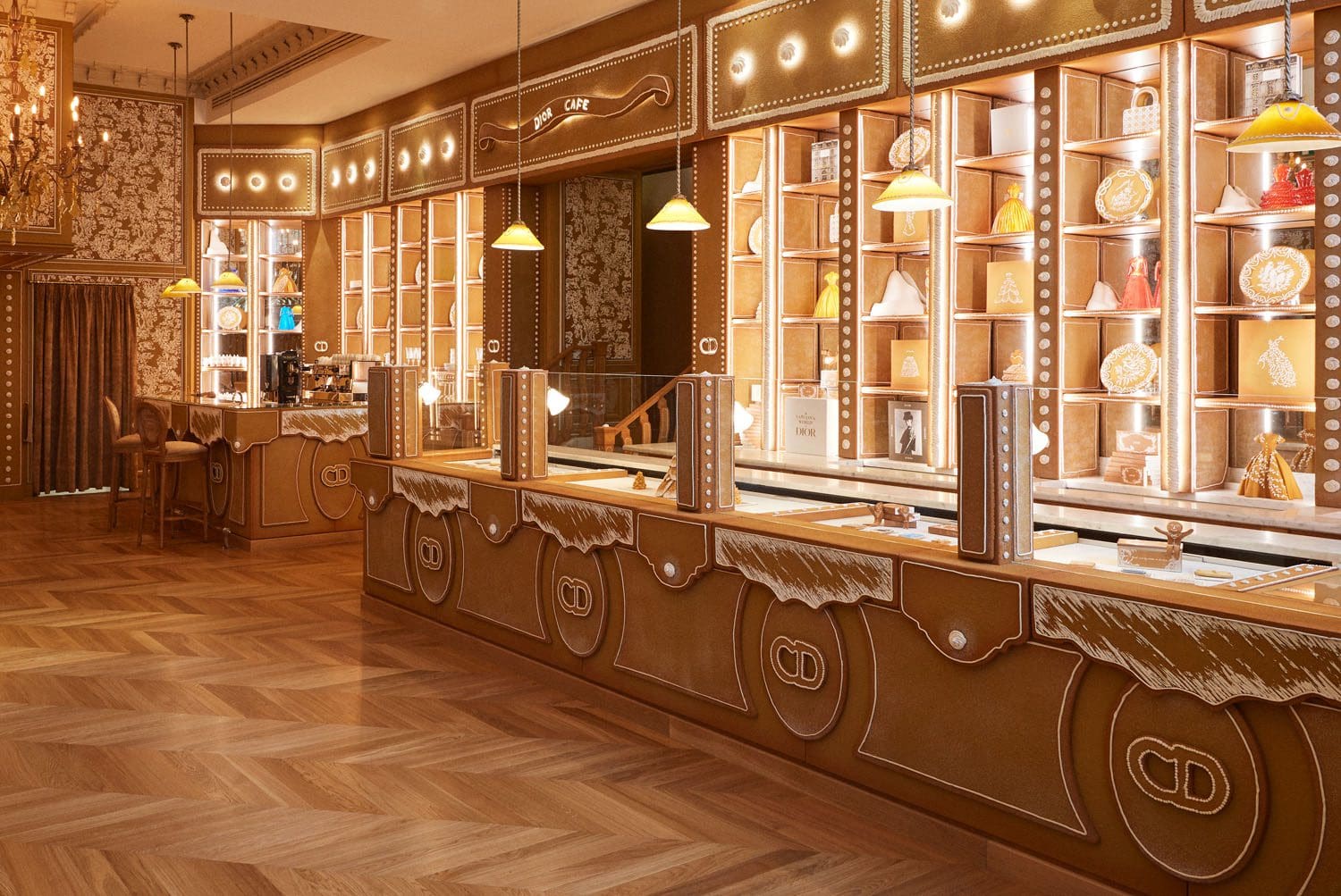 DIOR x HARRODS 2022 Кафе Dior © Адриан Диранд20
