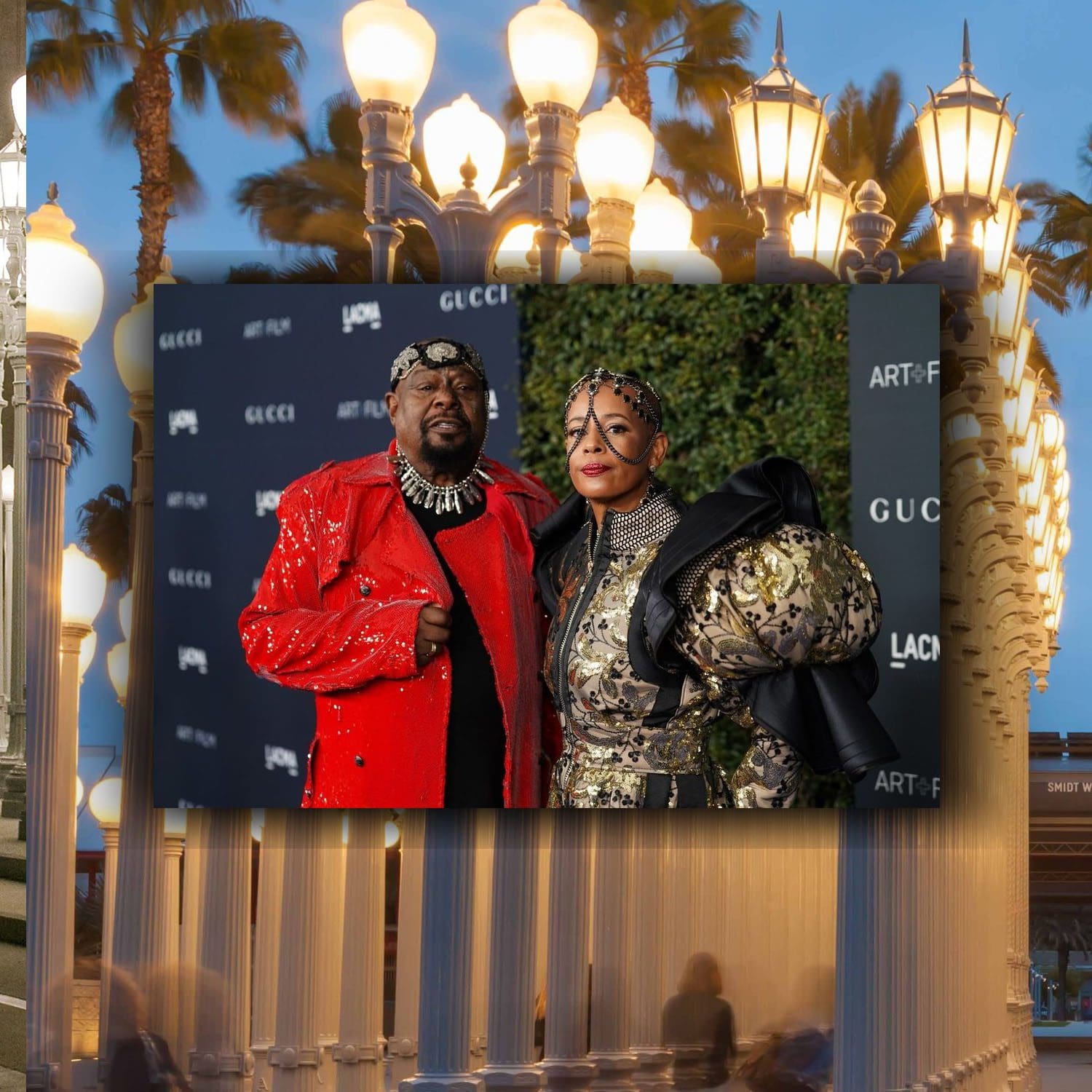 George Clinton und Carlon Clinton bei der 11. jährlichen LACMA ArtFilm Gala 2023