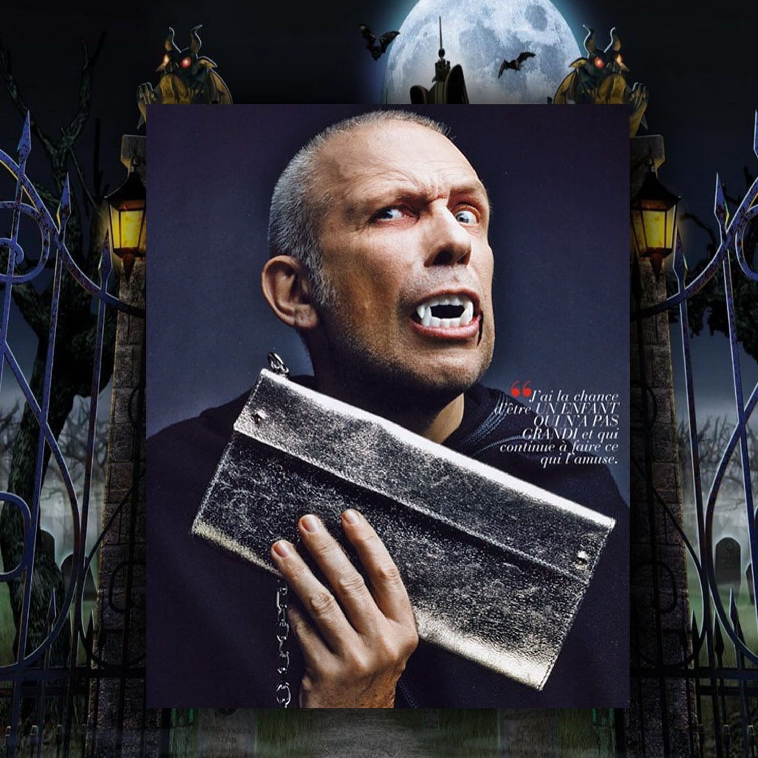 Jean Paul Gaultier en comte Dracula à Halloween 2022