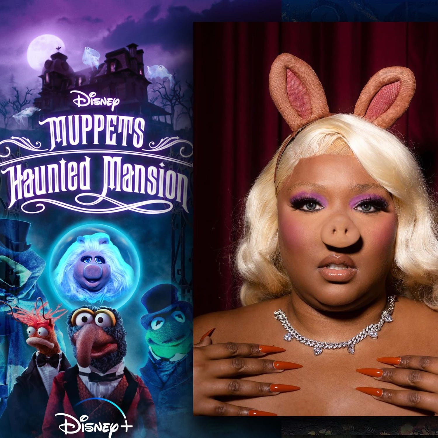 Lizzo comme Miss Piggy à Halloween 2022 1