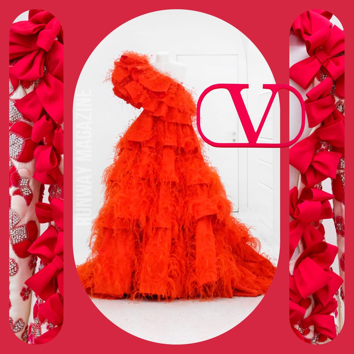 2 Valentino Rosso 2022 Haute Couture Spring Summer 2019 mod 61 AI13 Ibisco rosso Runway Magazine