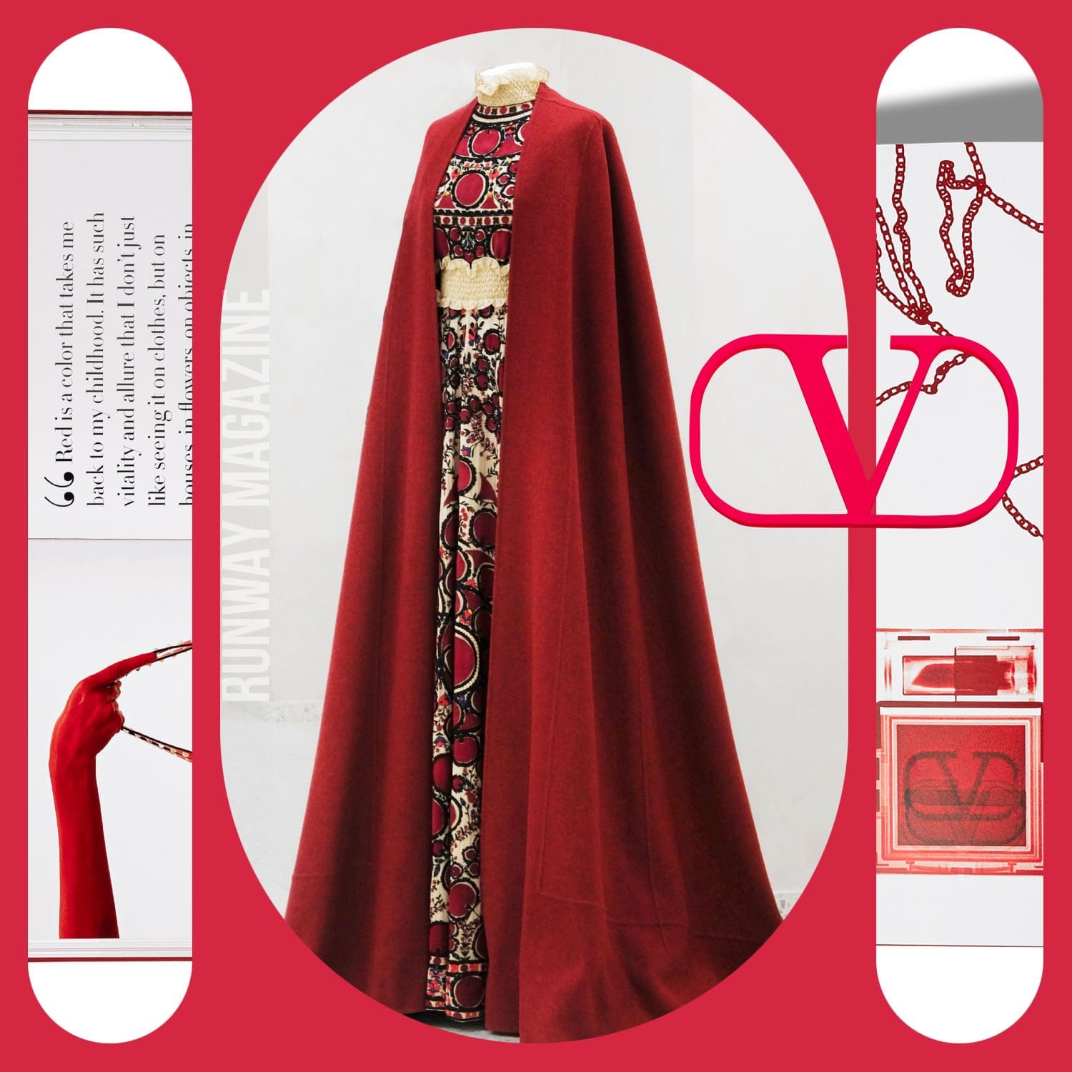 8 Valentino Rosso 2022 Haute Couture Spring Summer 2015 mod 11 A12 Sur la terre des Dieux Runway Magazine