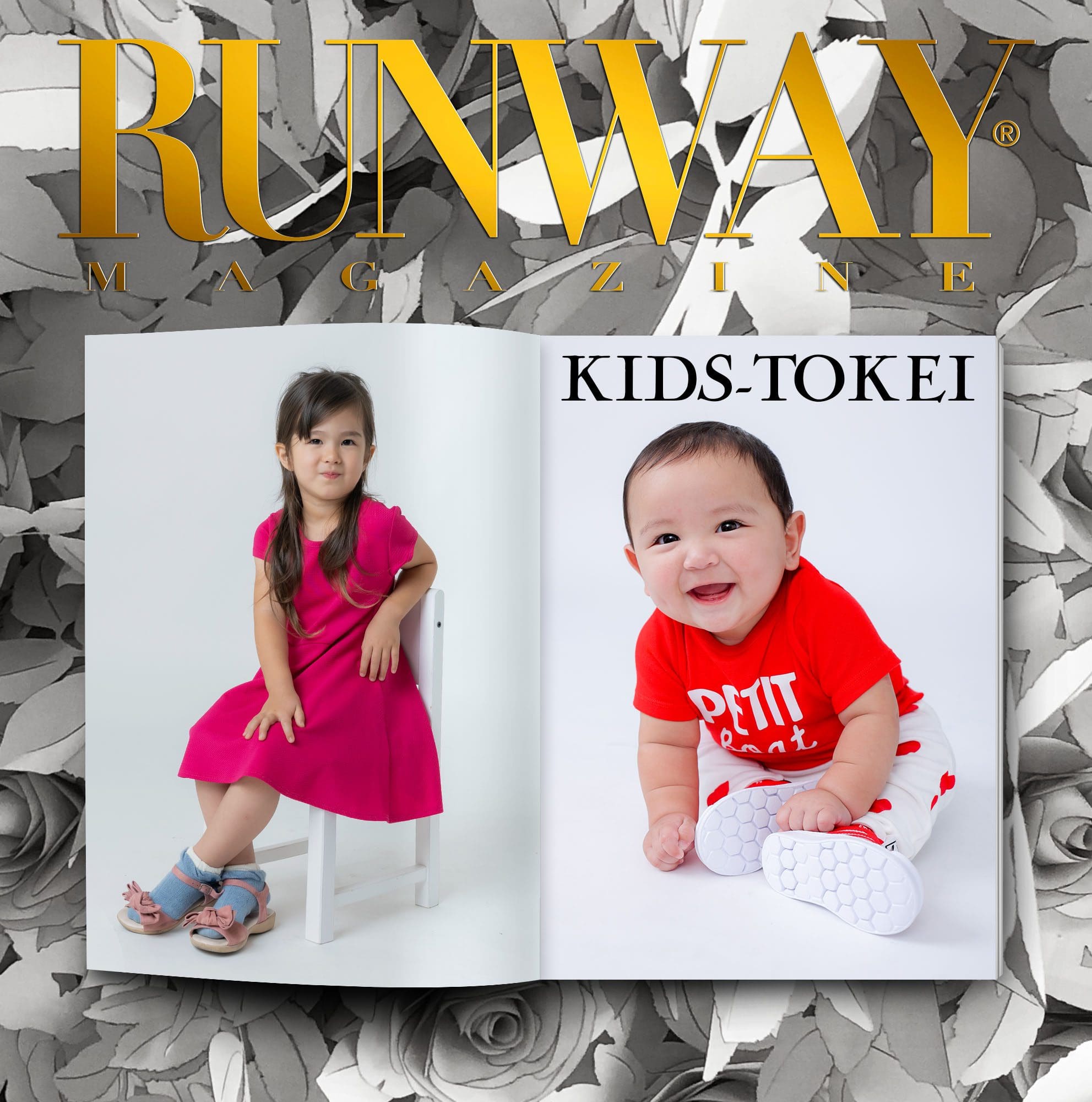 Kids Tokei on Runway Magazine World Kids Audition 2022