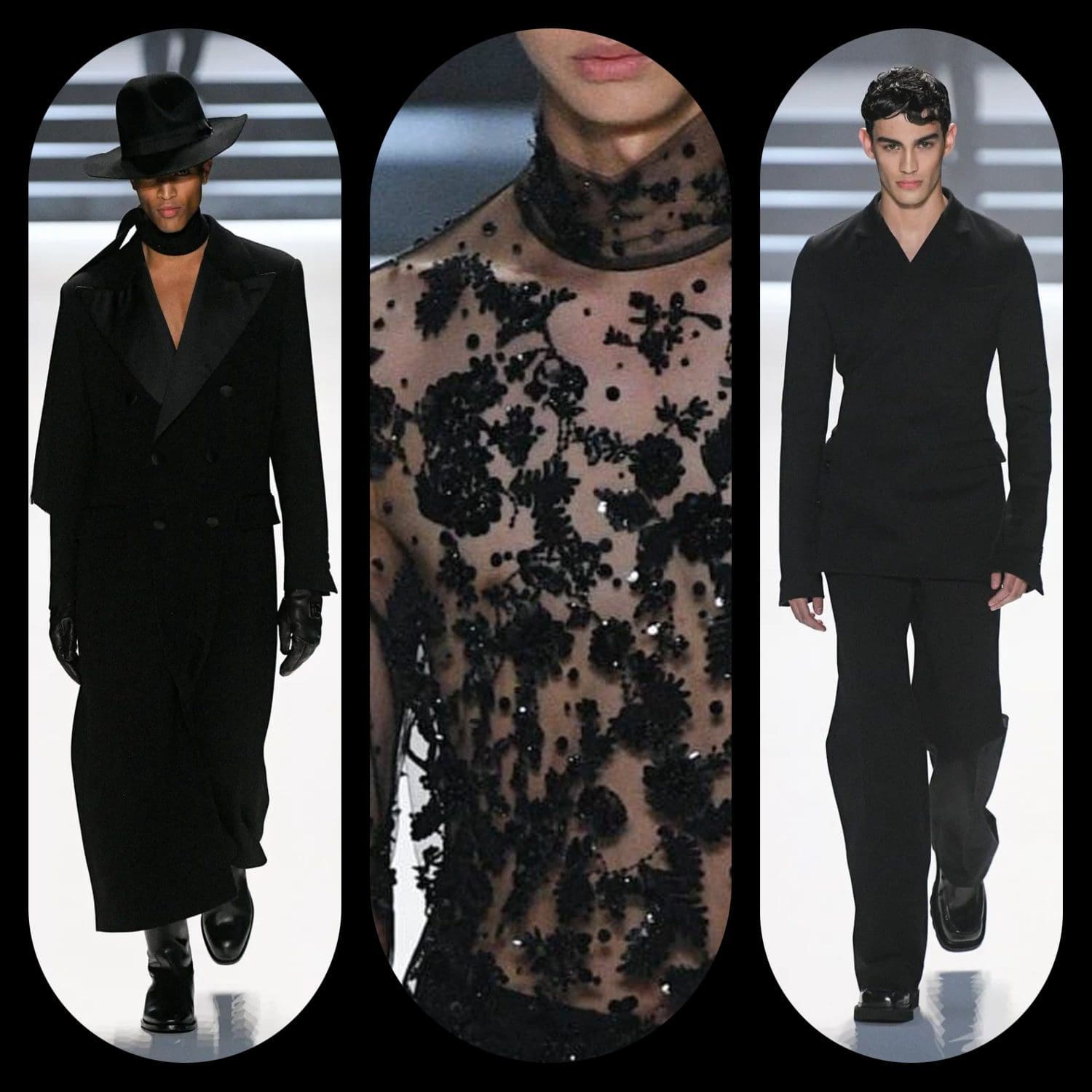 1 Dolce Gabbana Otoño Invierno 2023 2024 Ropa de Caballero Runway Revistas
