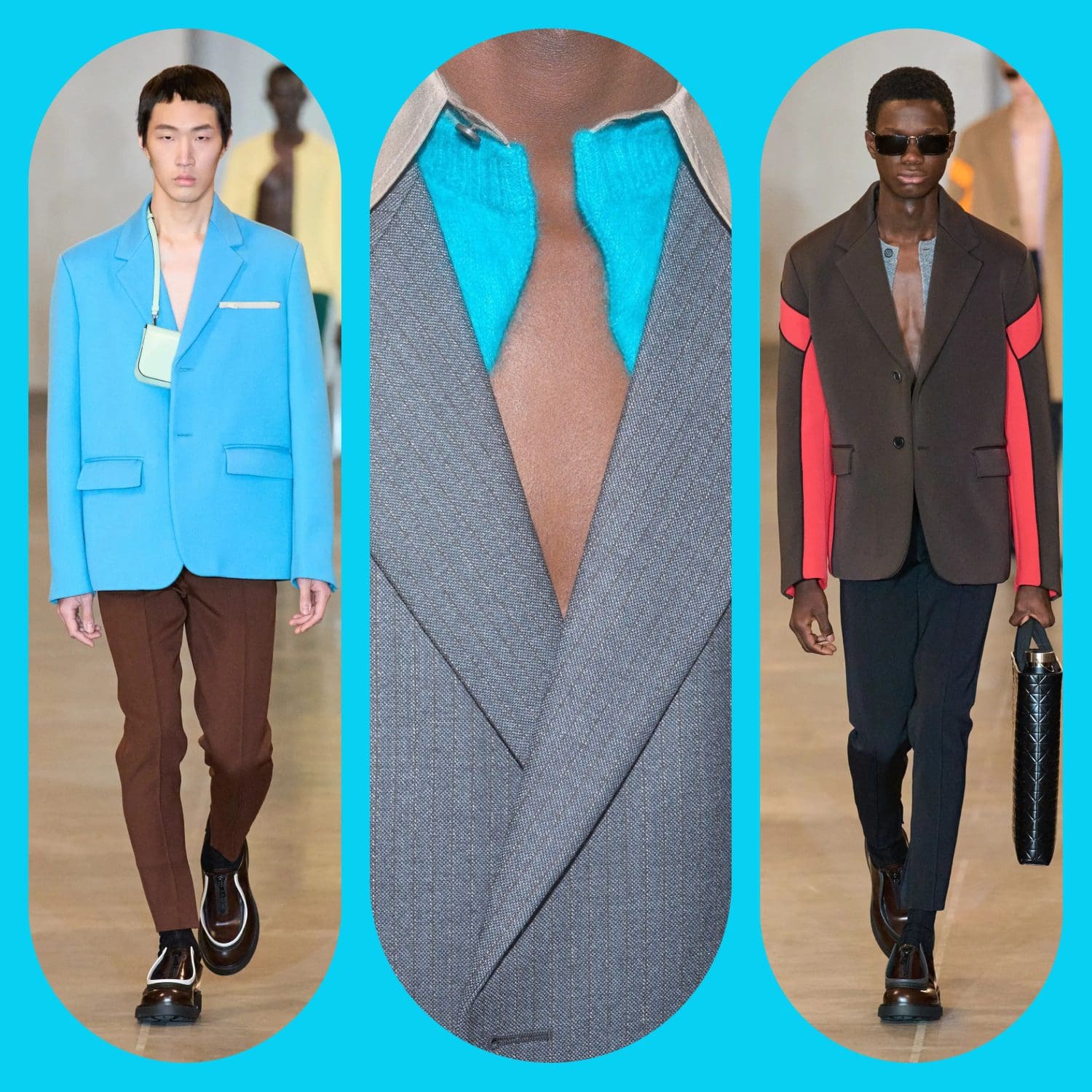 1 Prada Otoño Invierno 2023 2024 Ropa de Caballero Runway Revistas