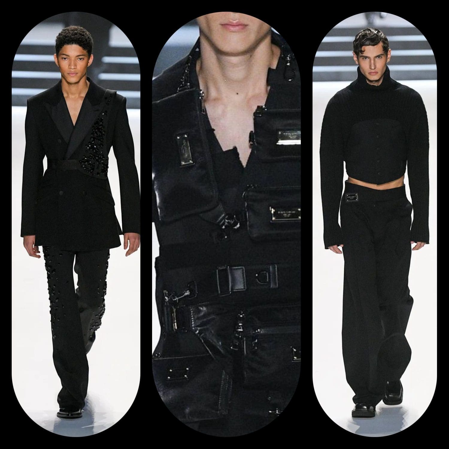 2 Dolce Gabbana Otoño Invierno 2023 2024 Ropa de Caballero Runway Revistas