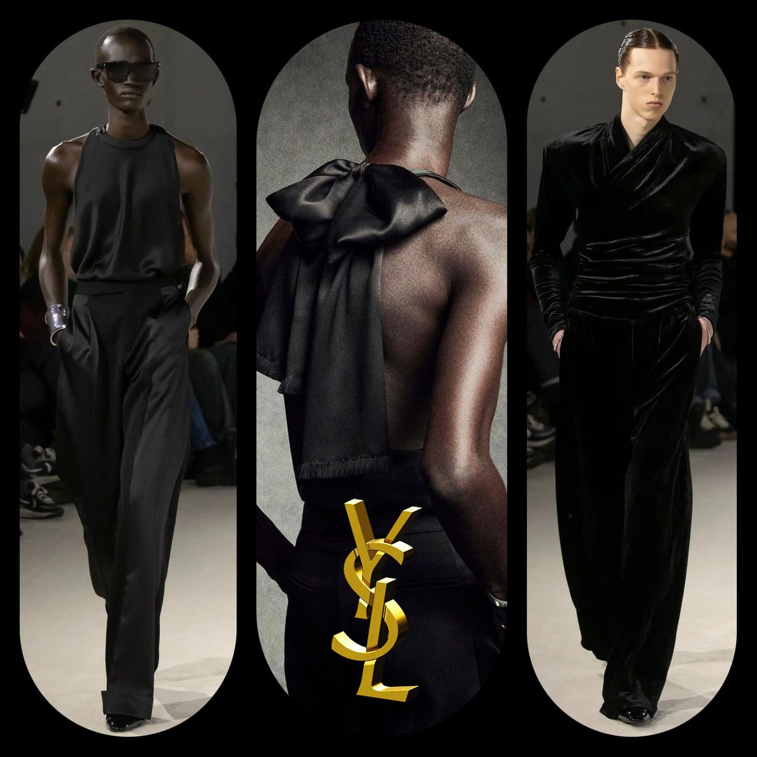 2 Saint Laurent Automne Hiver 2023 2024 Vêtements pour hommes Runway Magazine