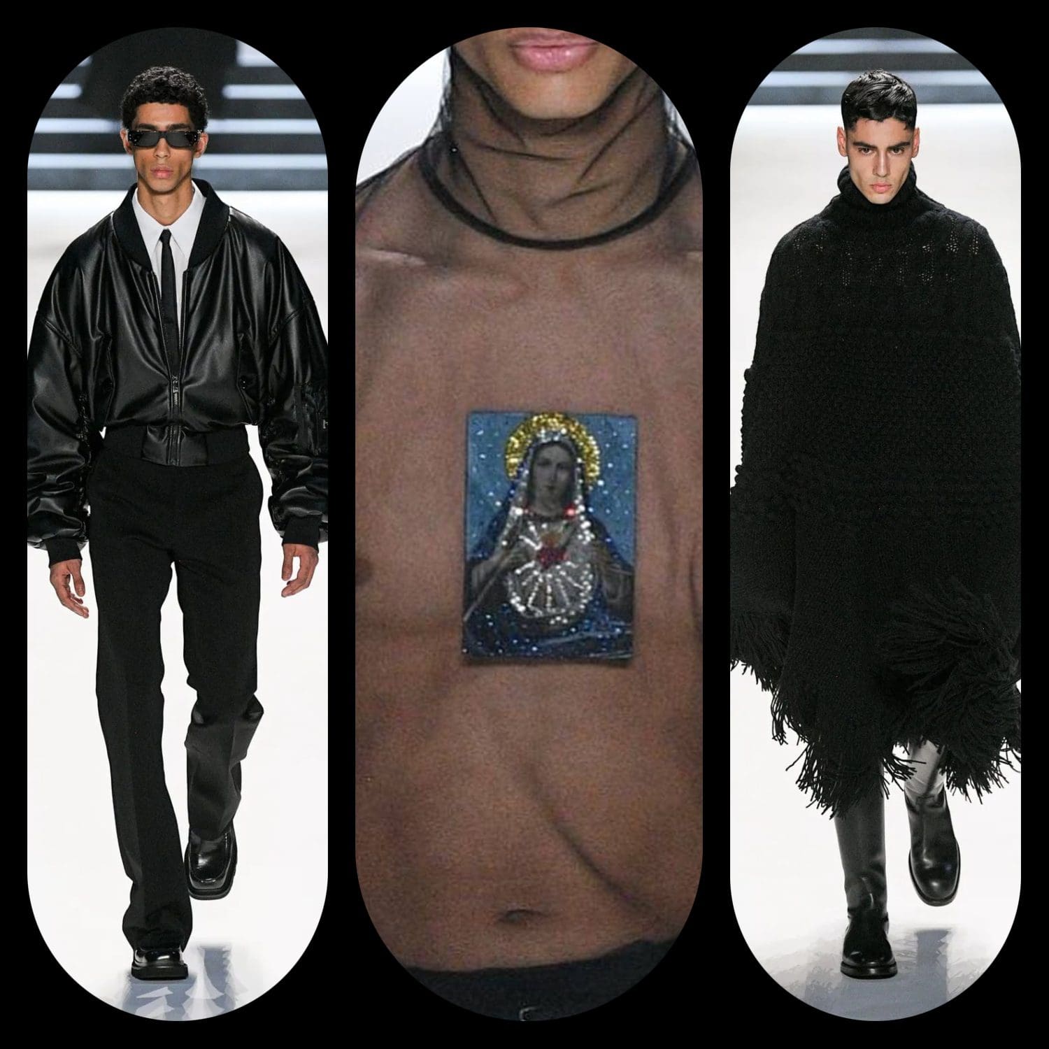 3 Dolce Gabbana Otoño Invierno 2023 2024 Ropa de Caballero Runway Revistas